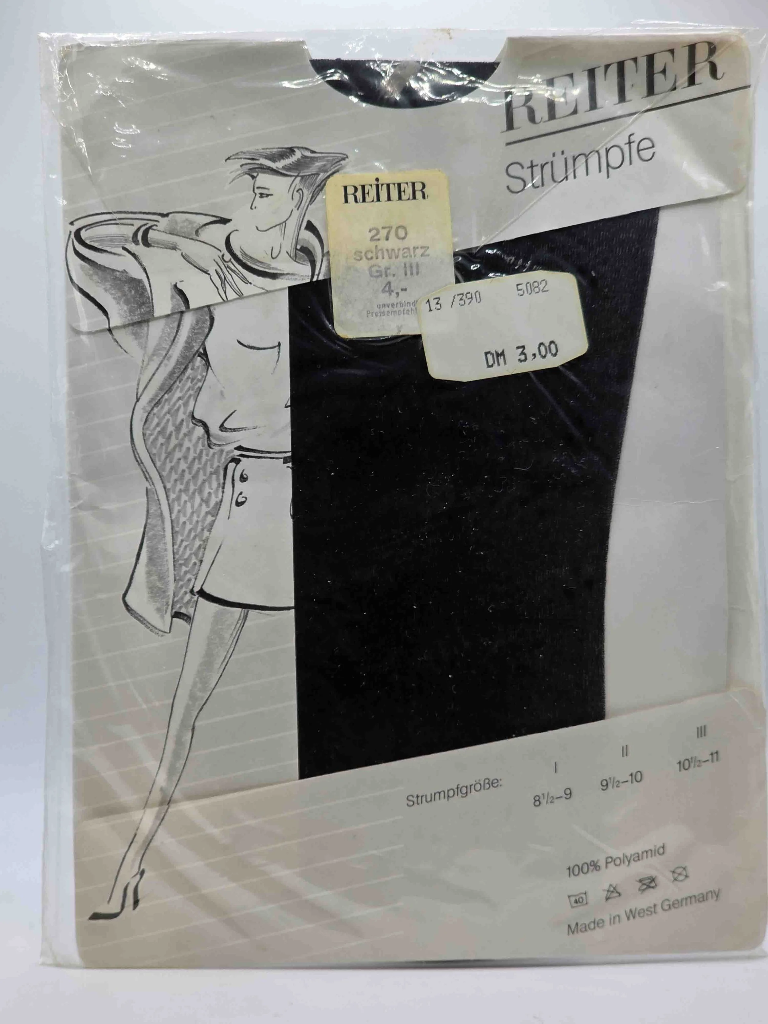 reiter-strümpfe-gemustert-schwarz2