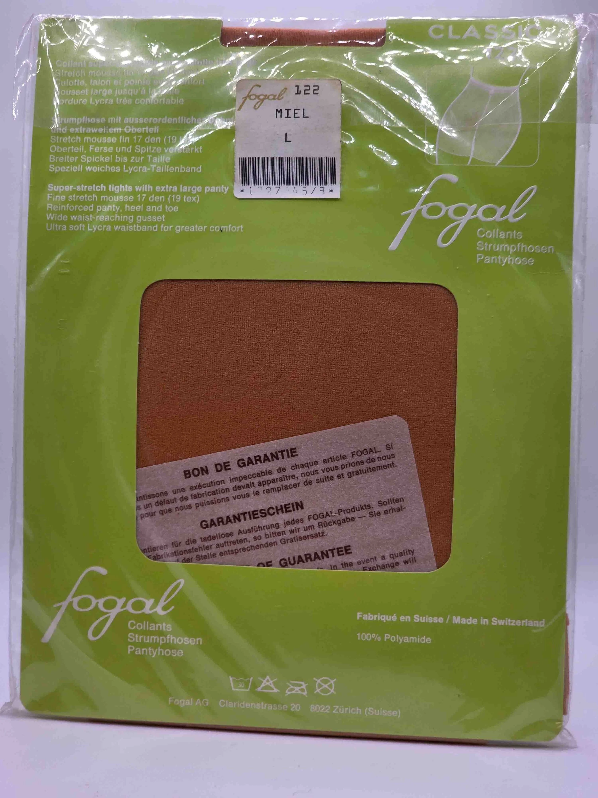 fogal-classic122-feinstrumpfhose-17den-miel