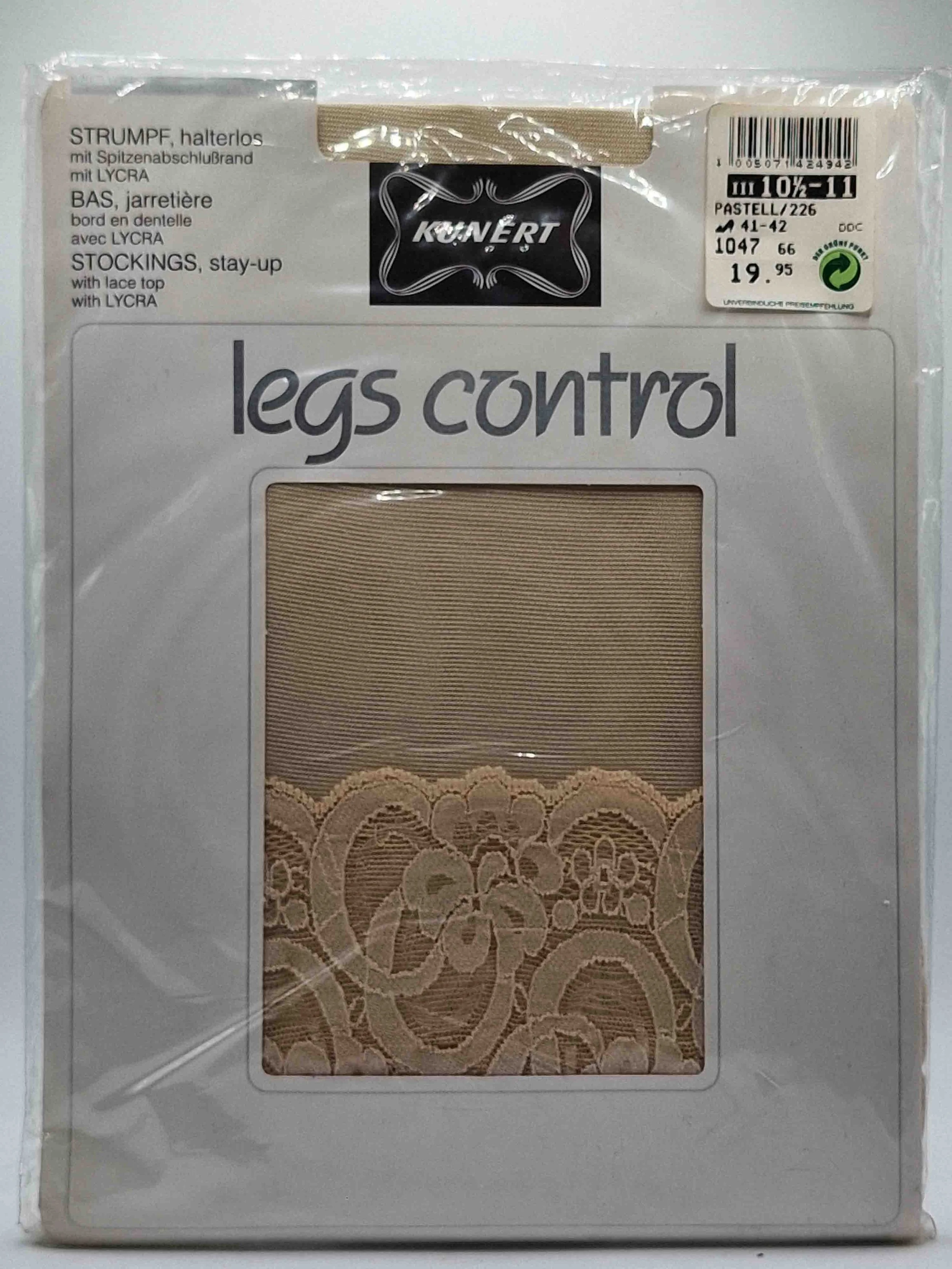 Kunert legs control, Strumpf, halterlos