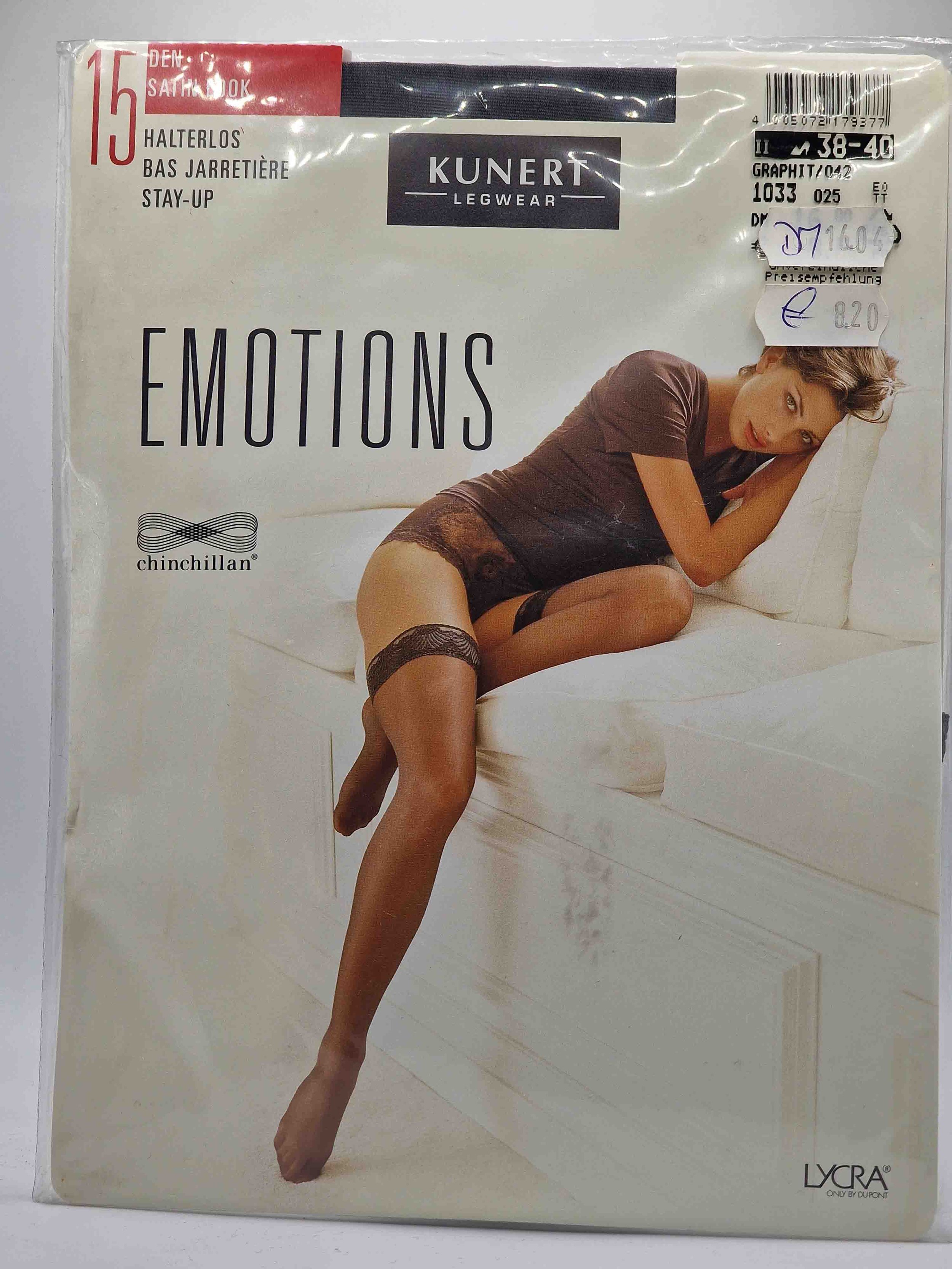 Kunert_Emotions_halterlos_Strumpf_graphit
