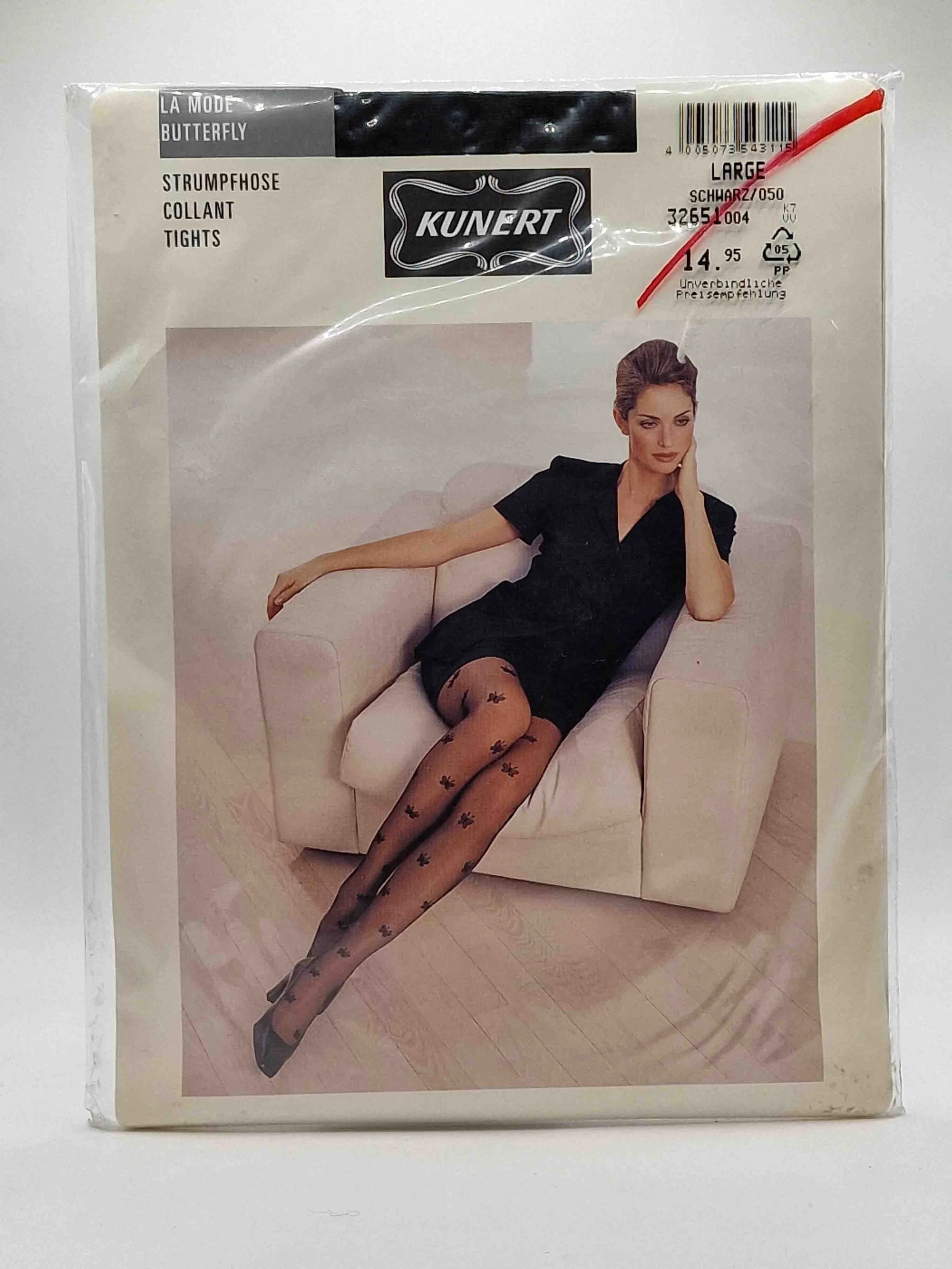 kunert-la-mode-gemustert-strumpfhose-schwarz-butterfly