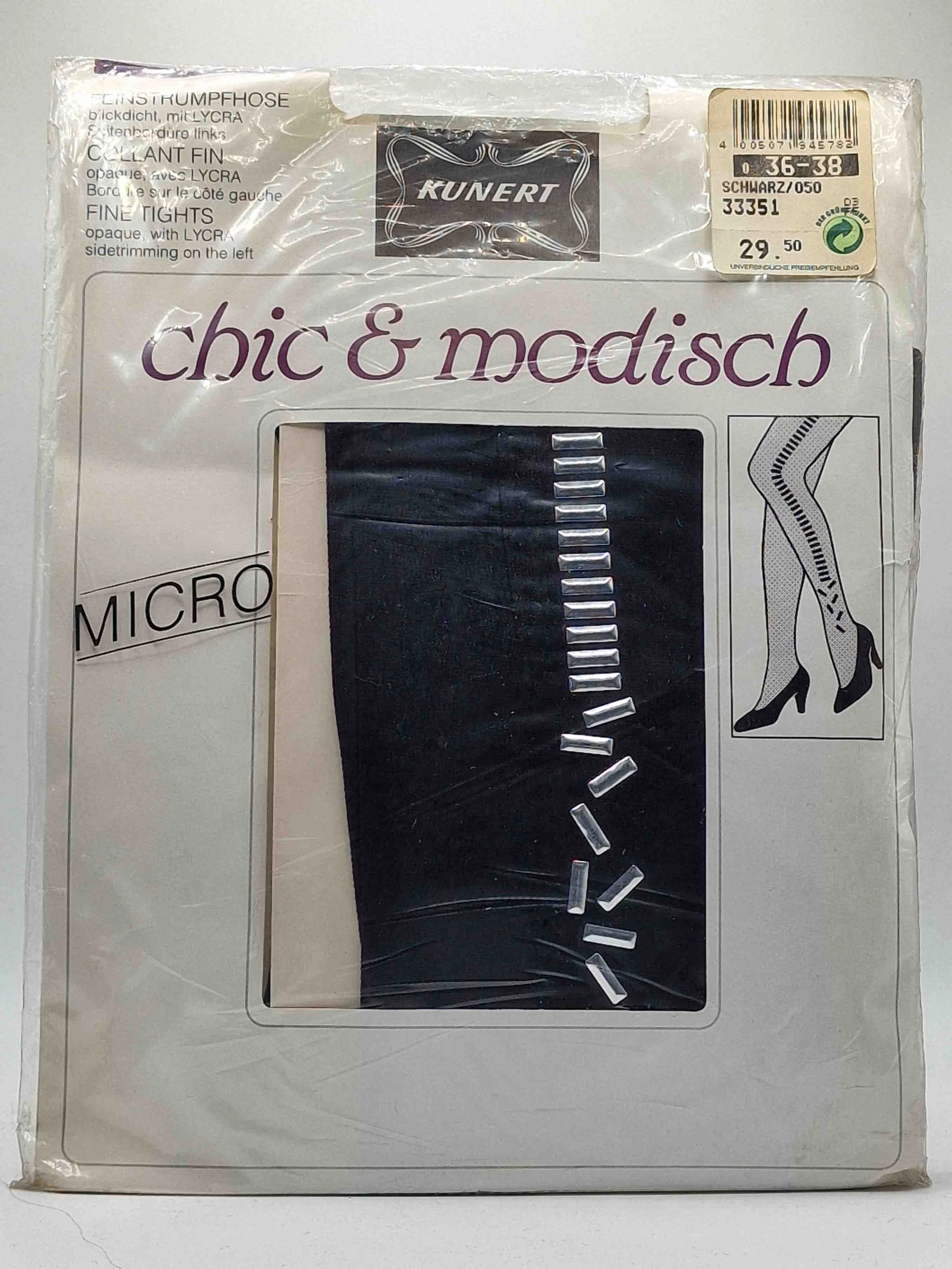 kunert-strumpfhose-chic-modisch-schwarz-seitenbordüre