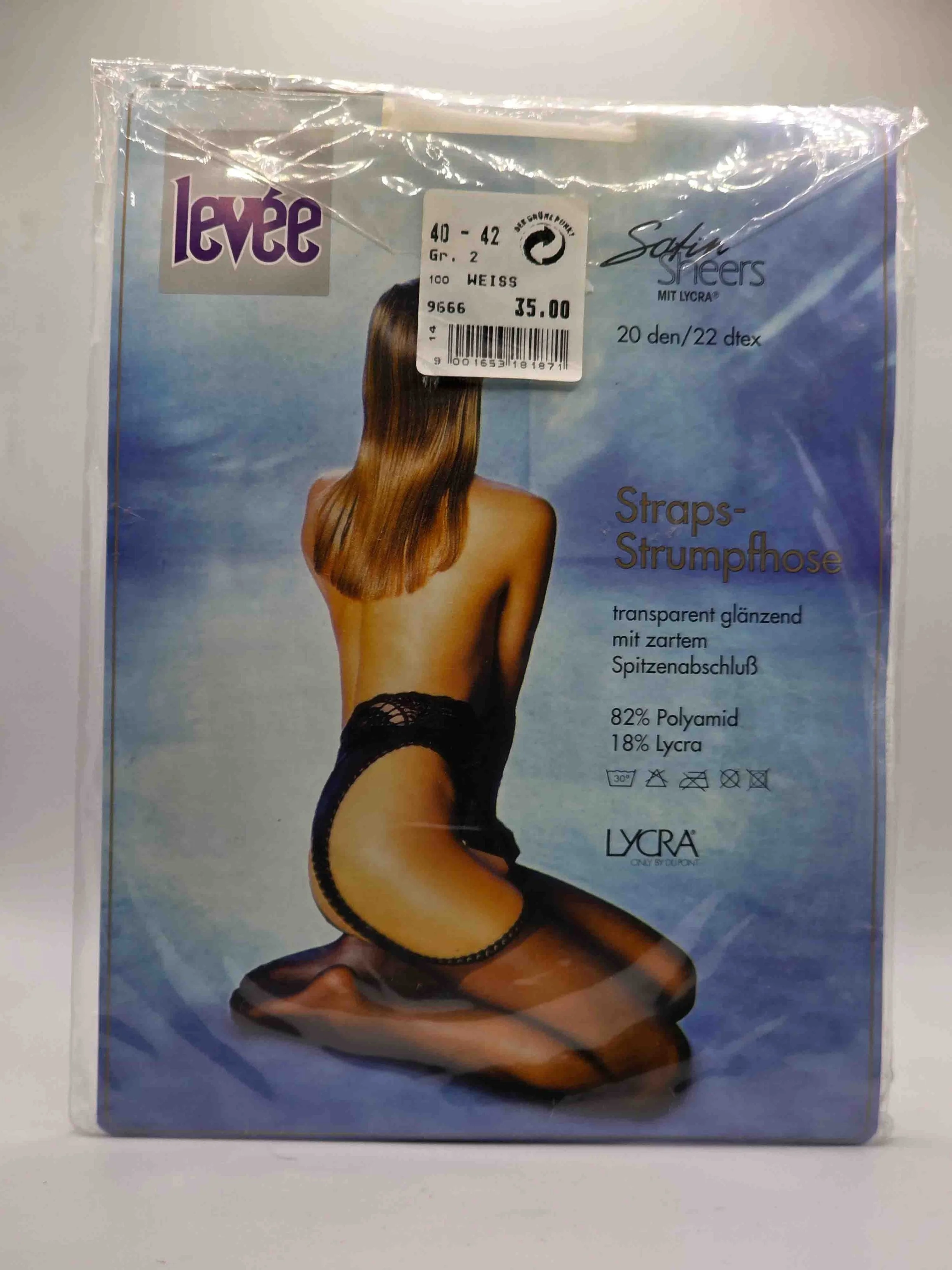 levee-strapsstrumpfhose-weiß