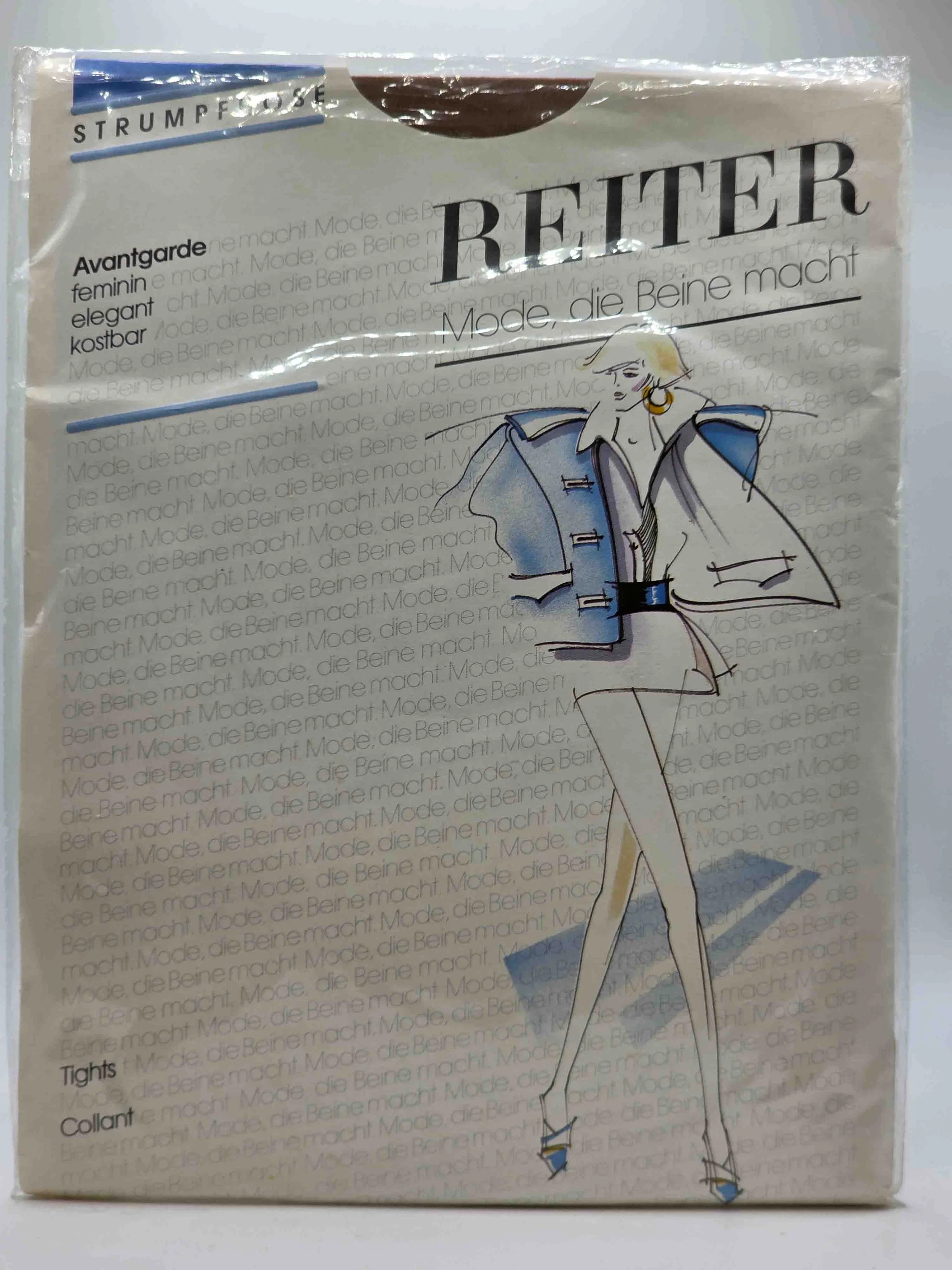 reiter-avantgarde-feinstrumpfhose-gemustert-vorderseite