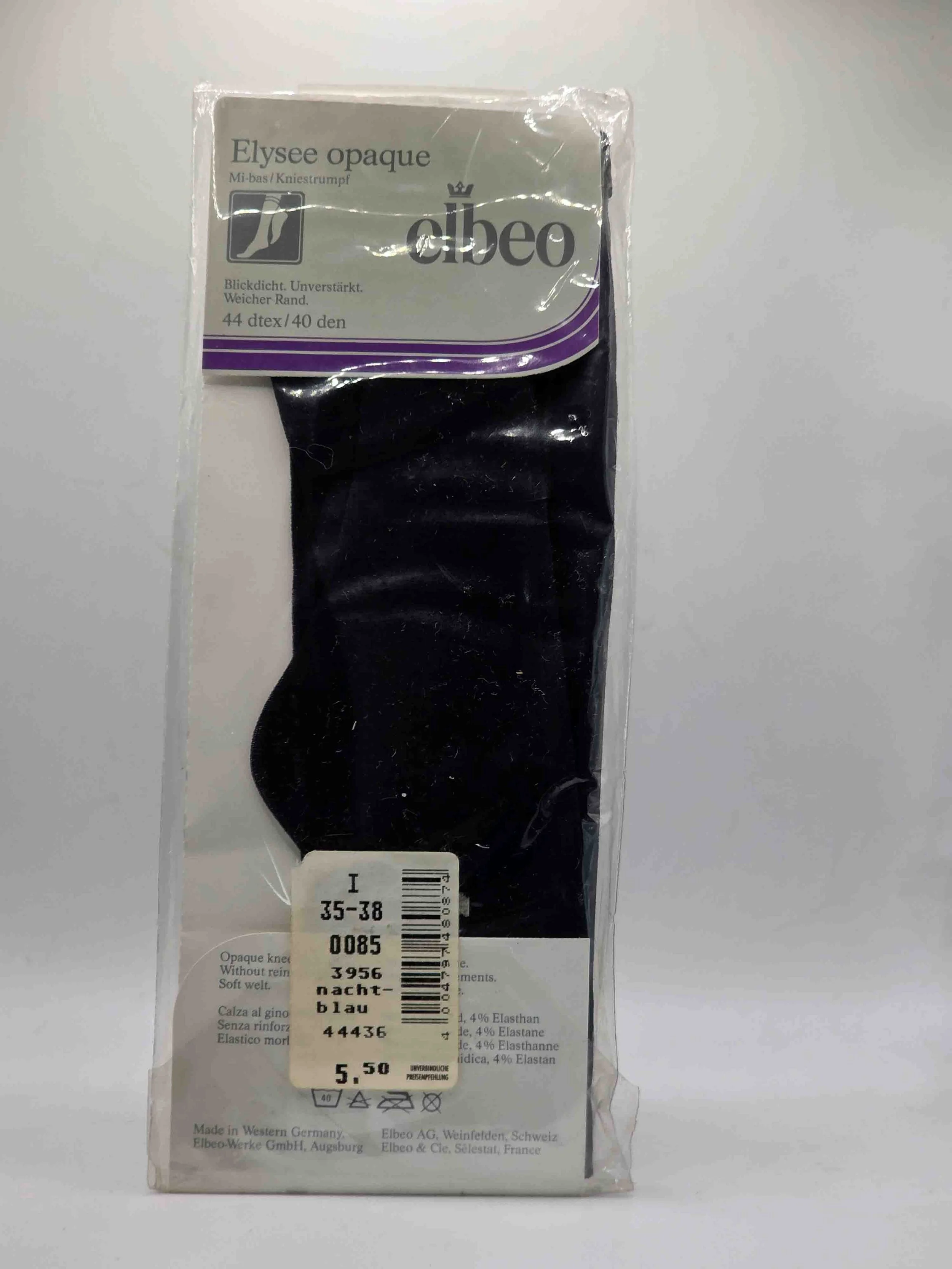 elbeo-elyssee-opaque-kniestrümpfe-nachtblau