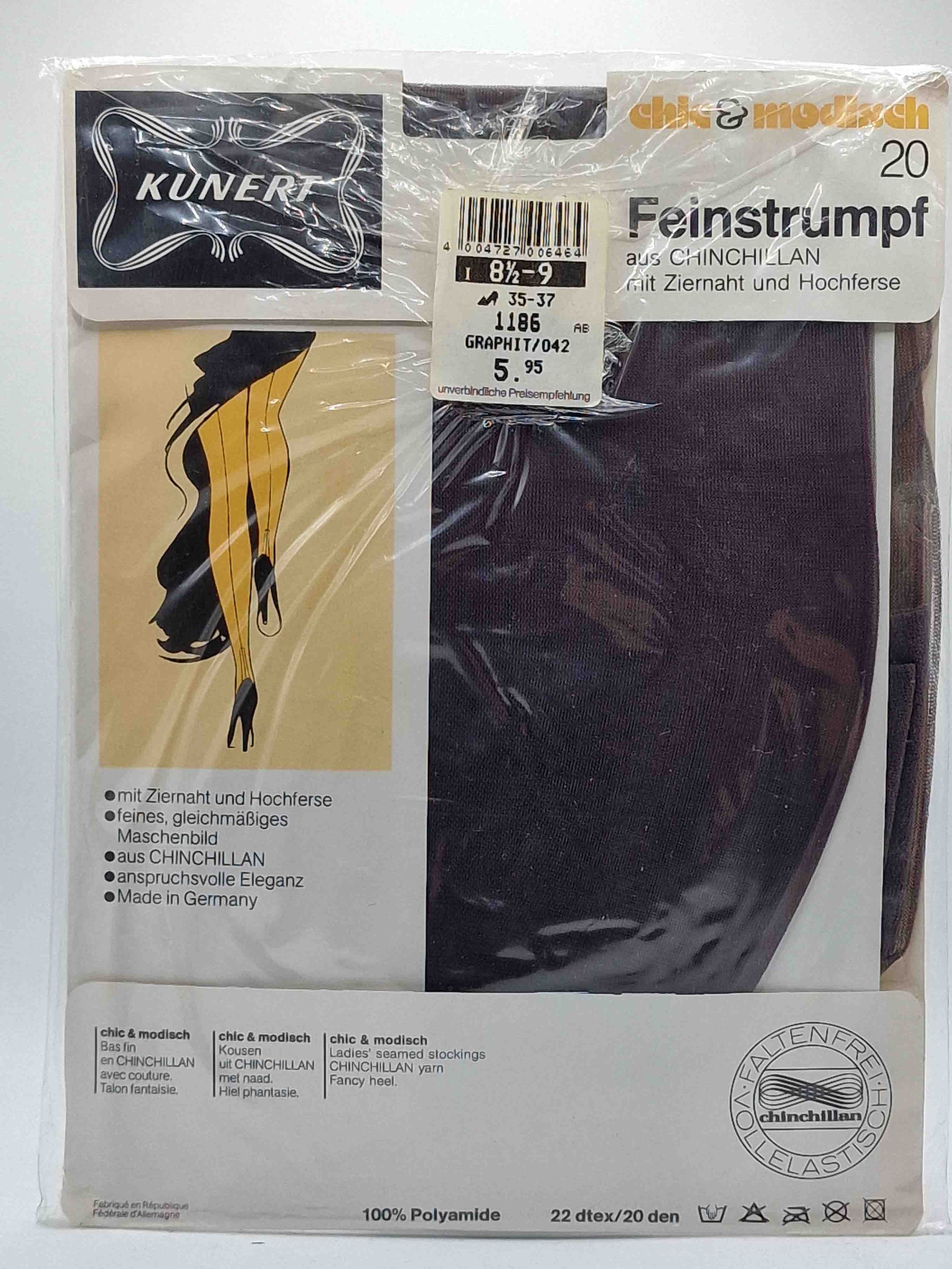 Kunert_chic_modisch_Feinstrumpf_vintage_20den_graphit