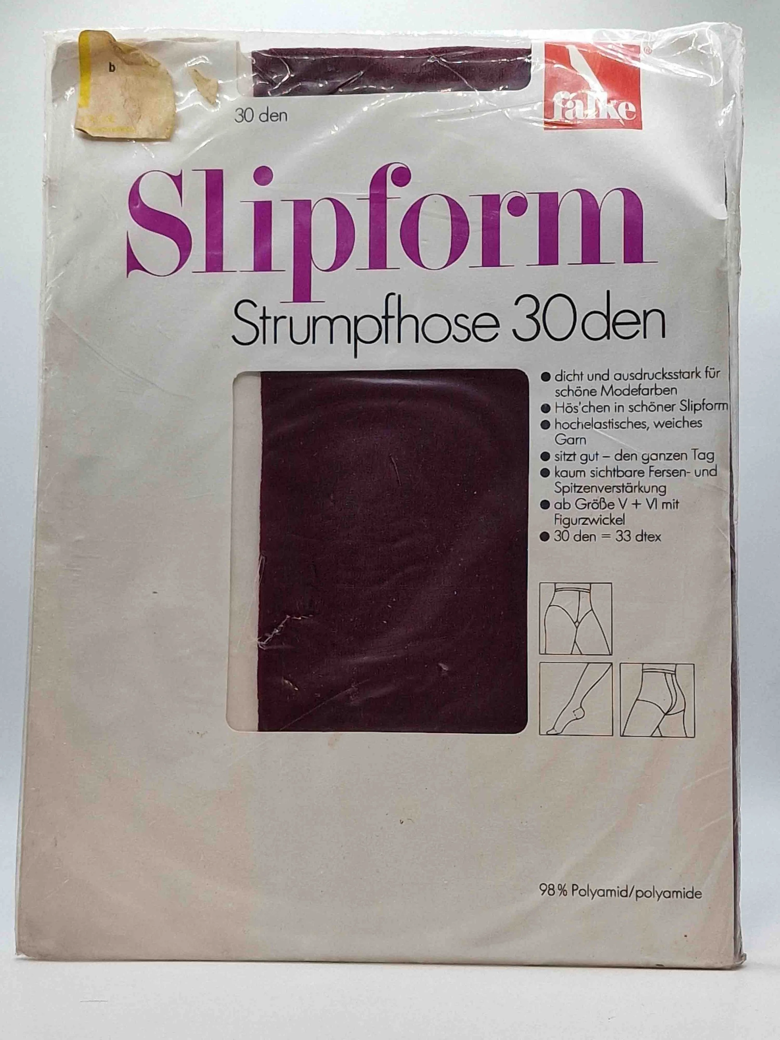 falke-strumpfhose-slipform-30den-bordeaux