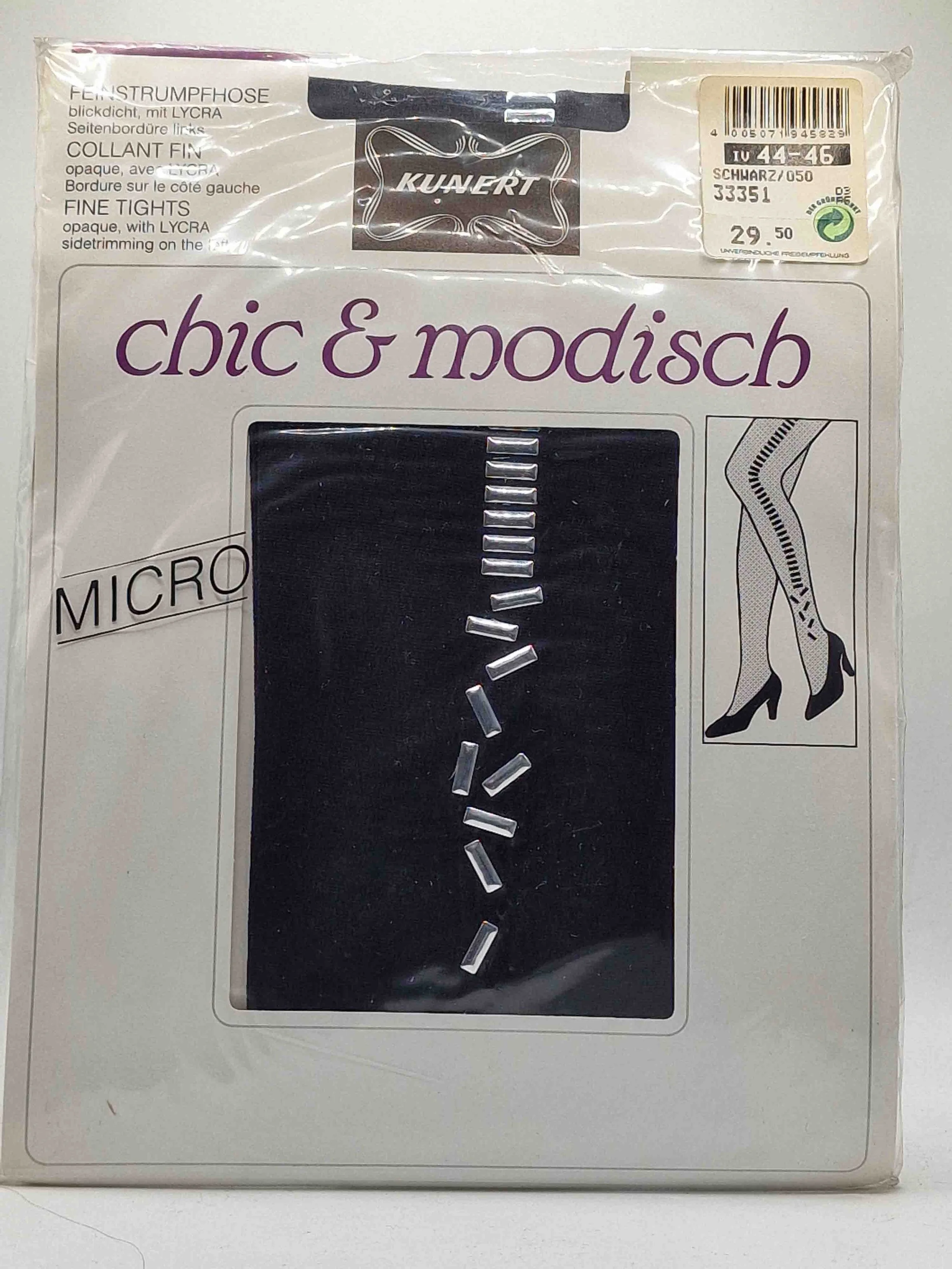 kunert-strumpfhose-chic-modisch-schwarz-seitenbordüre