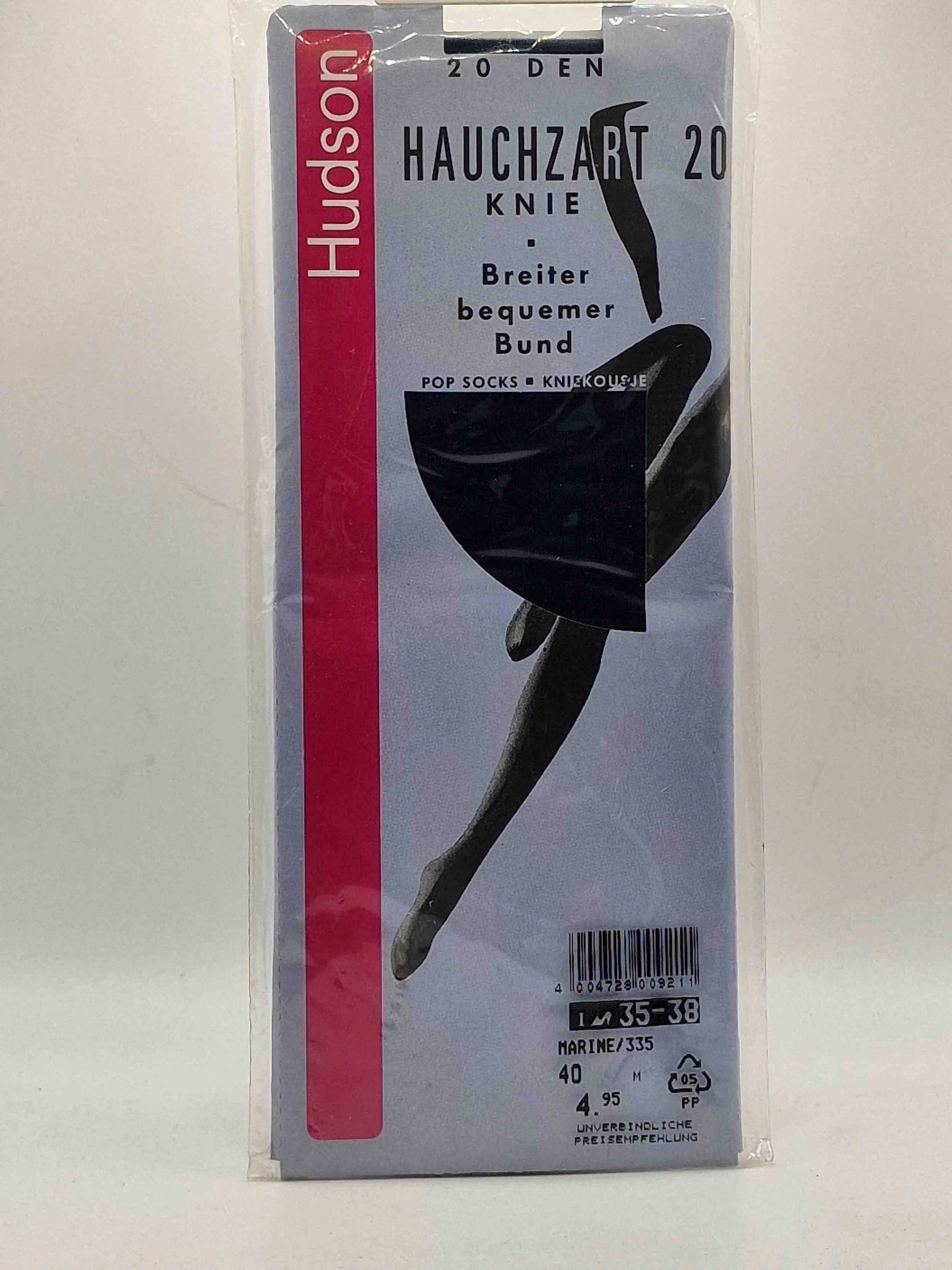 hudson-hauchzart20-kniestrumpf-marine