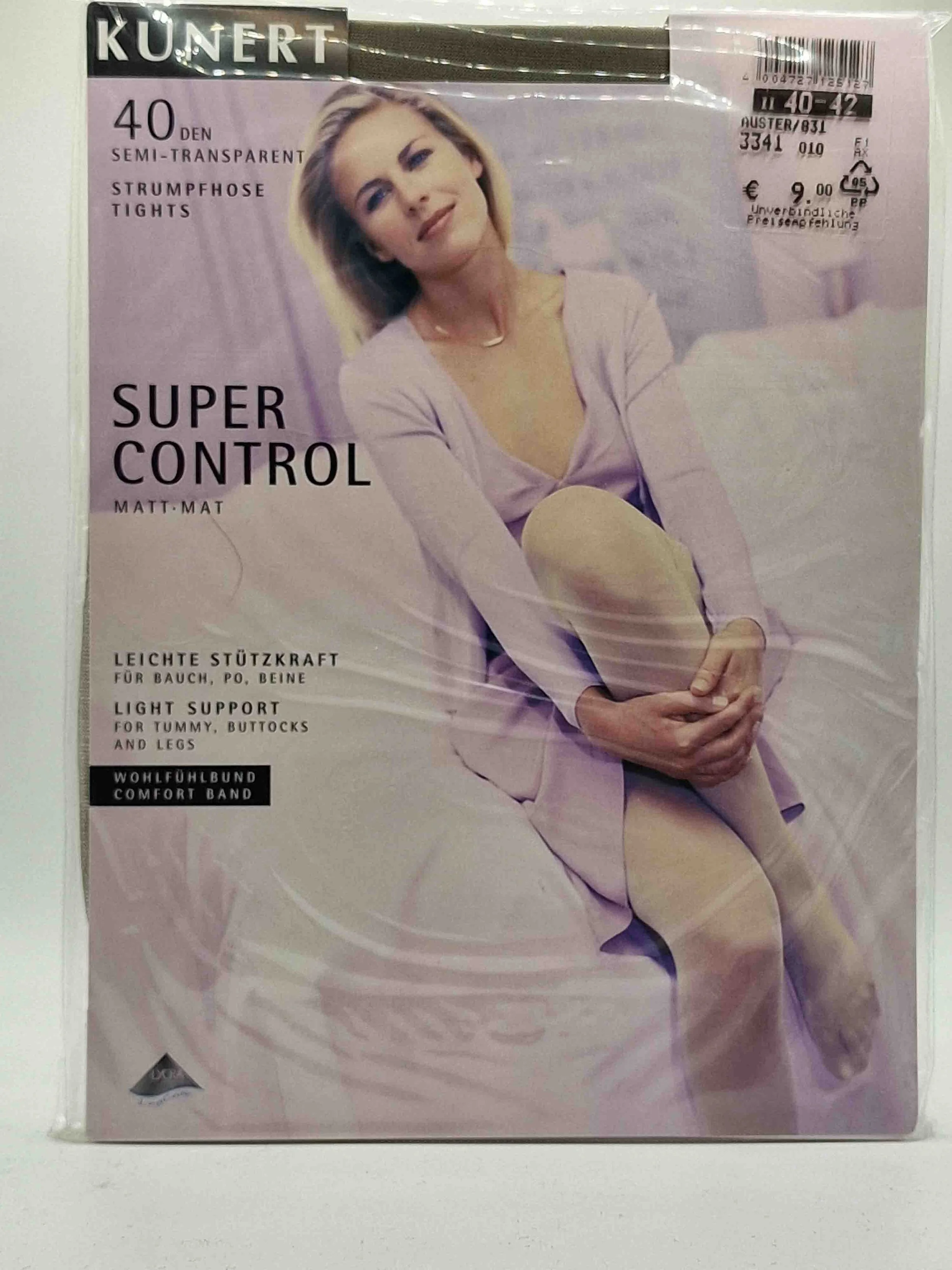 kunert-super-control-strumpfhose-40den-auster