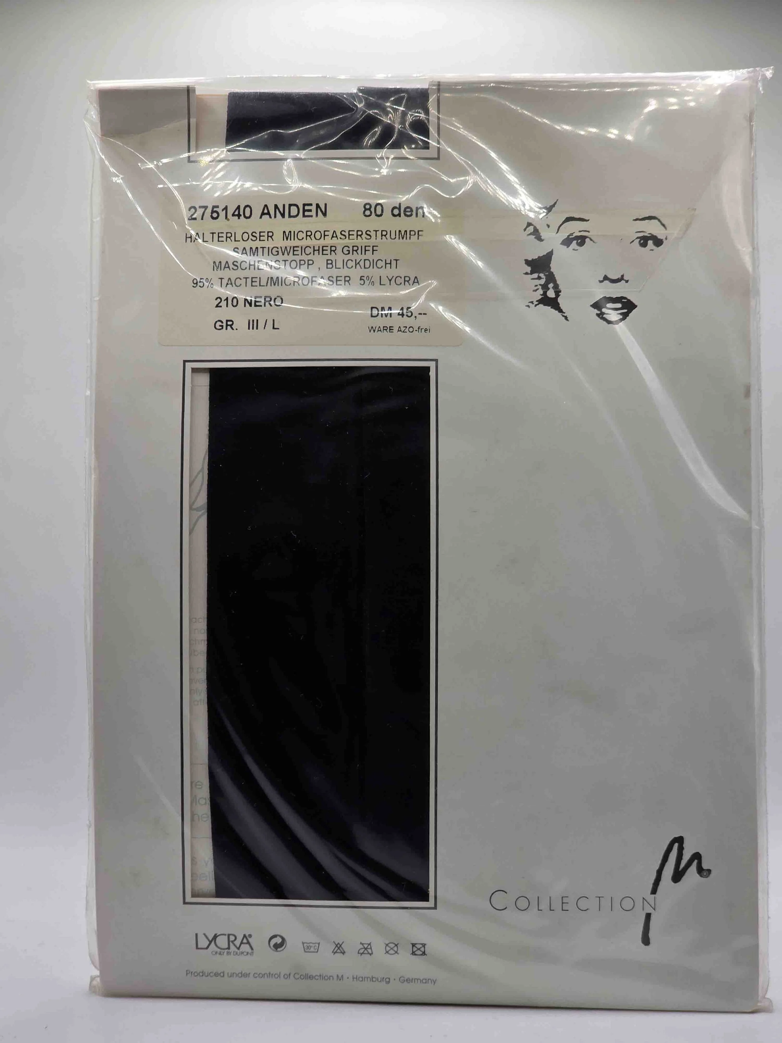 collectionm-anden-microfaser-strumpf-nero