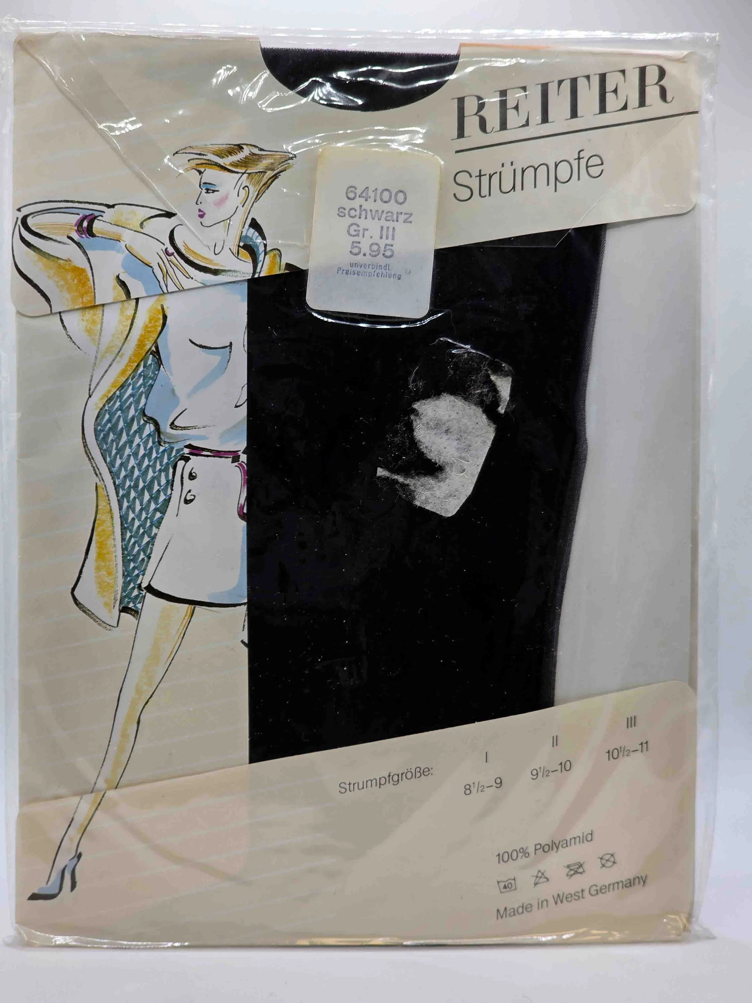 reiter-strümpfe-gemustert-schwarz1
