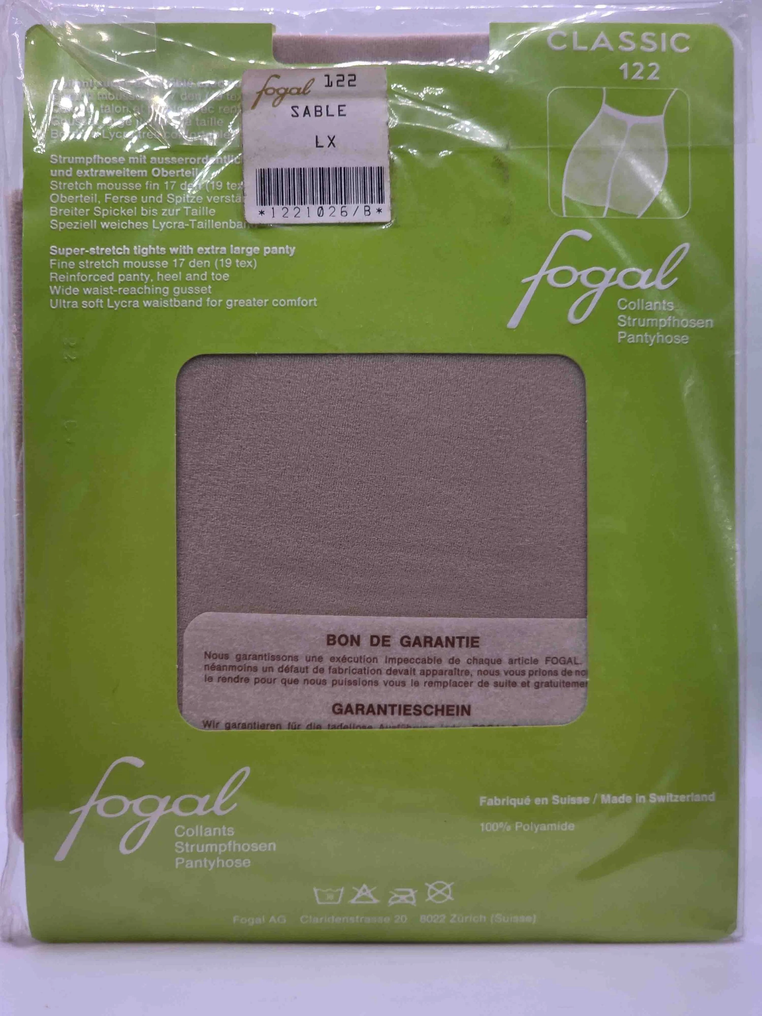 fogal-classic122-feinstrumpfhose-17den-sable