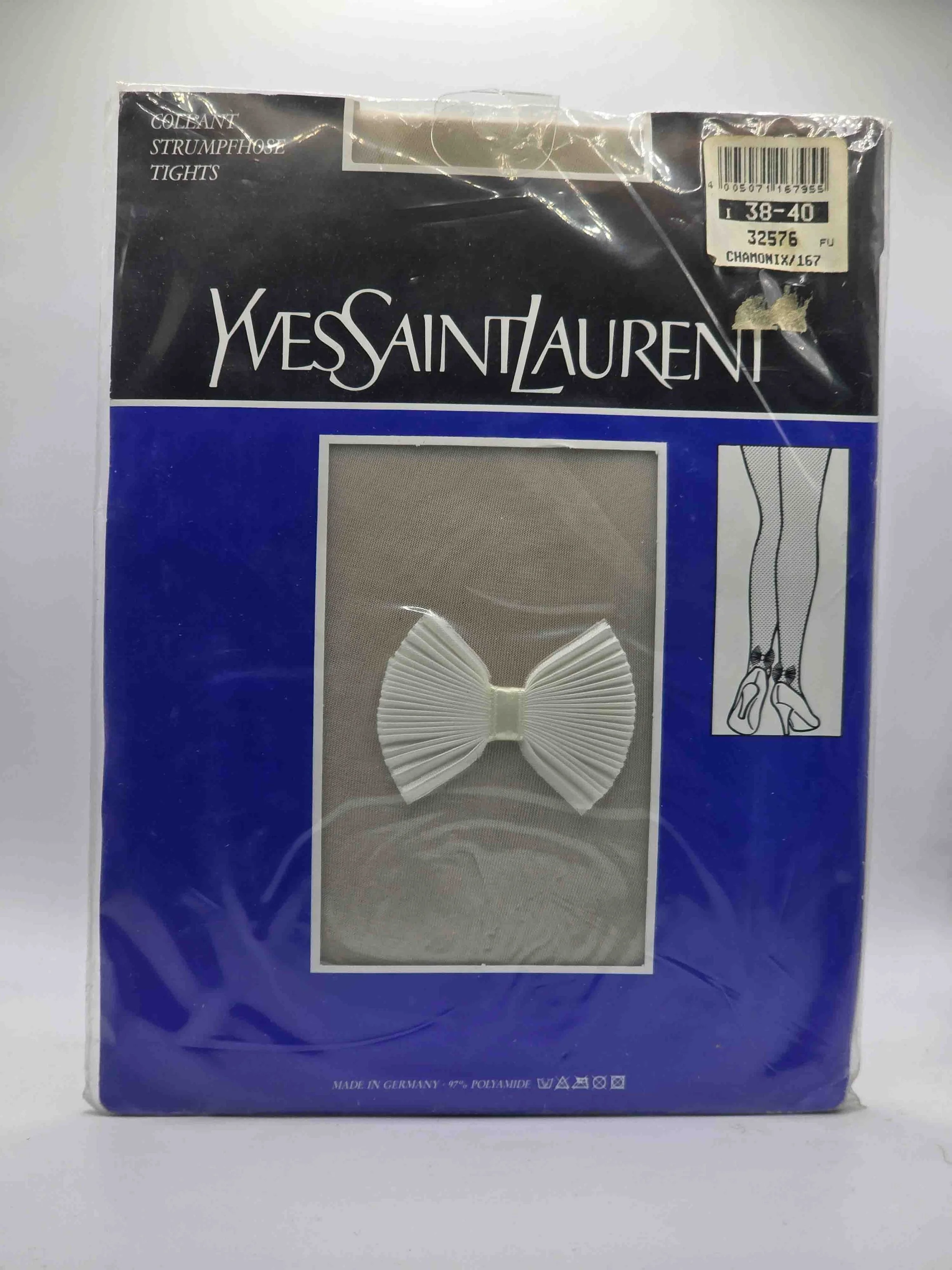 Yves Saint Laurent Strumpfhose - Version 3 (weiße Schleife)