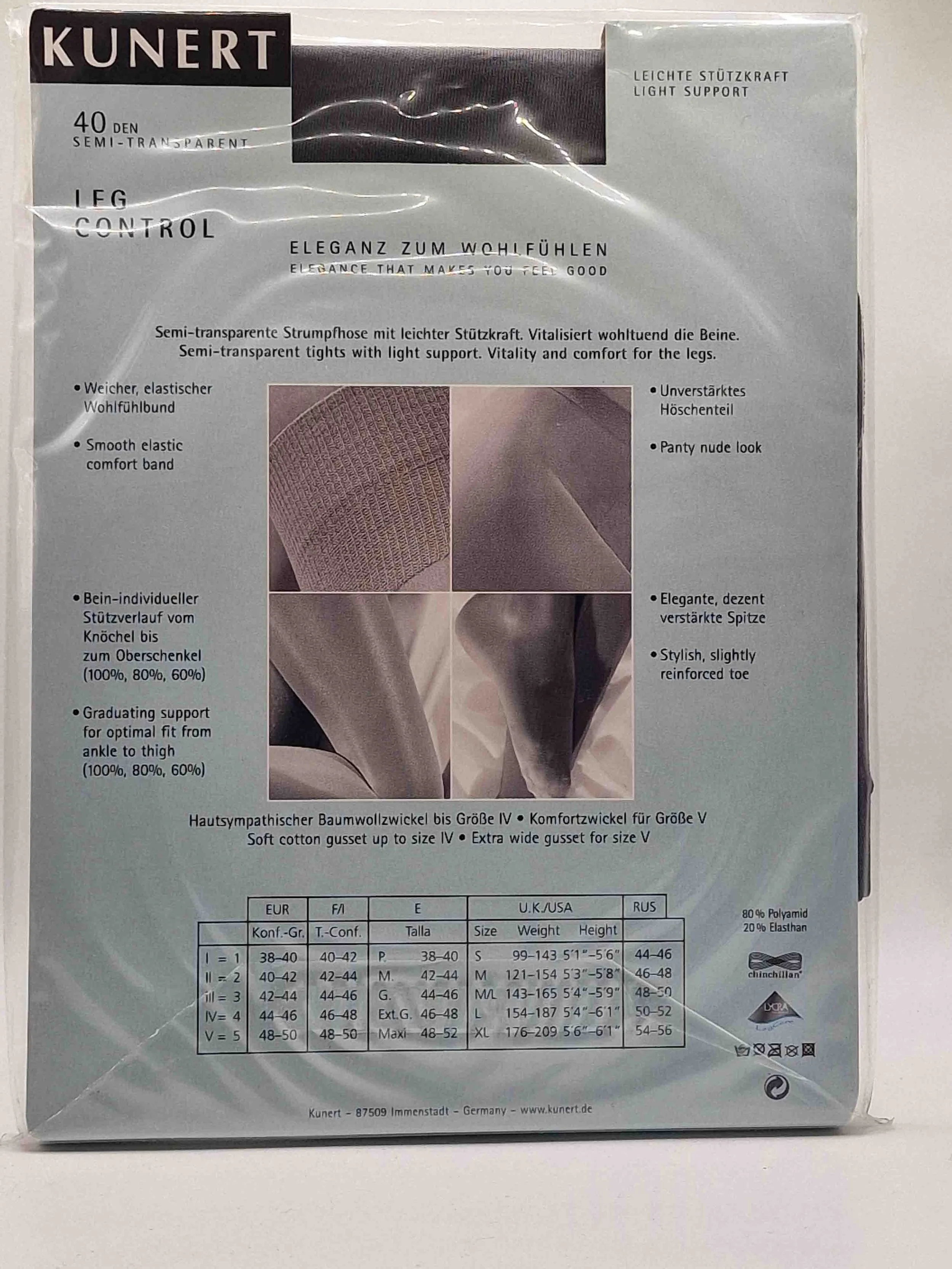 kunert-leg-control-strumpfhose-40den-basalt-beschreibung