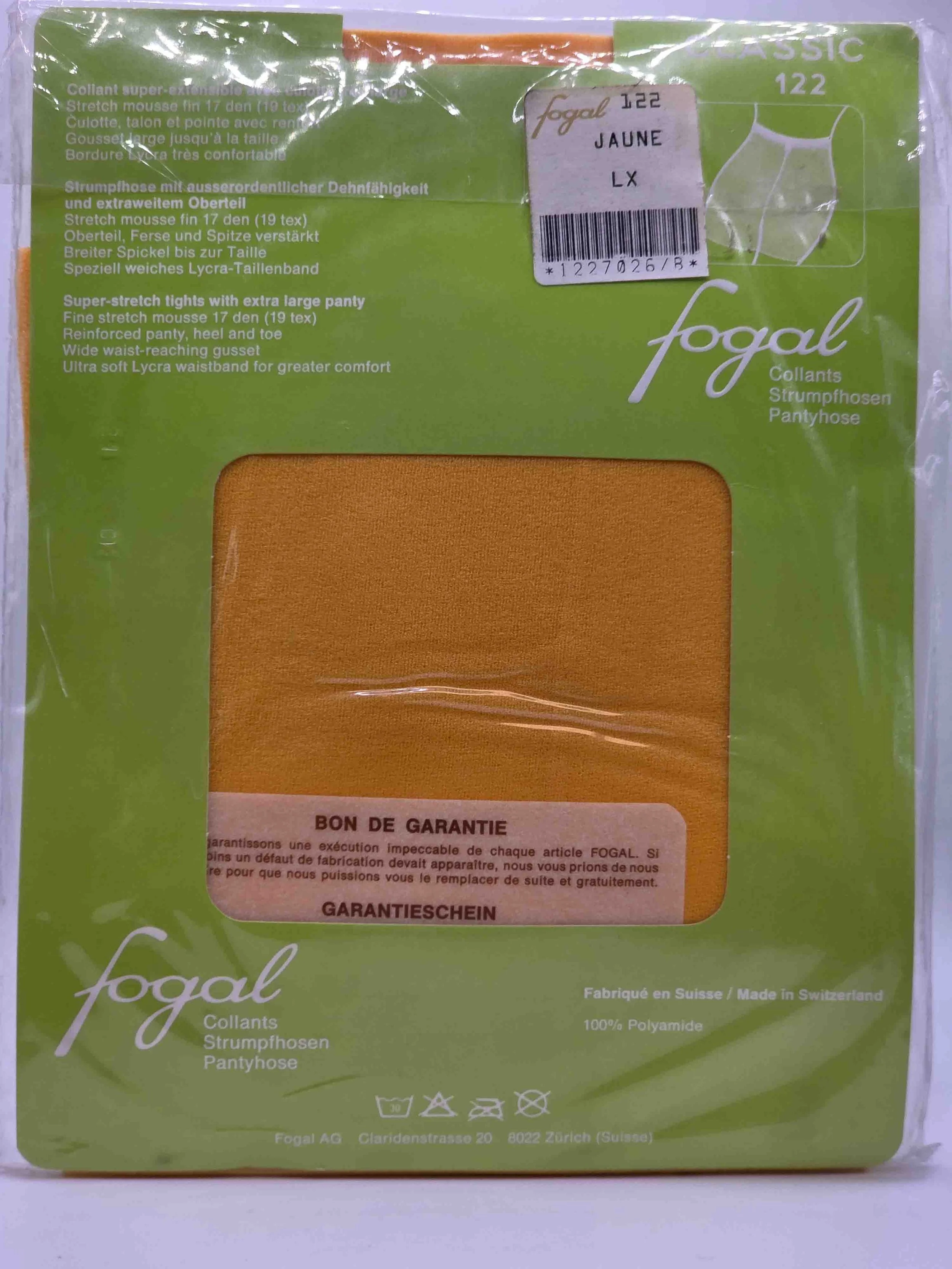 fogal-classic122-feinstrumpfhose-17den-jaune