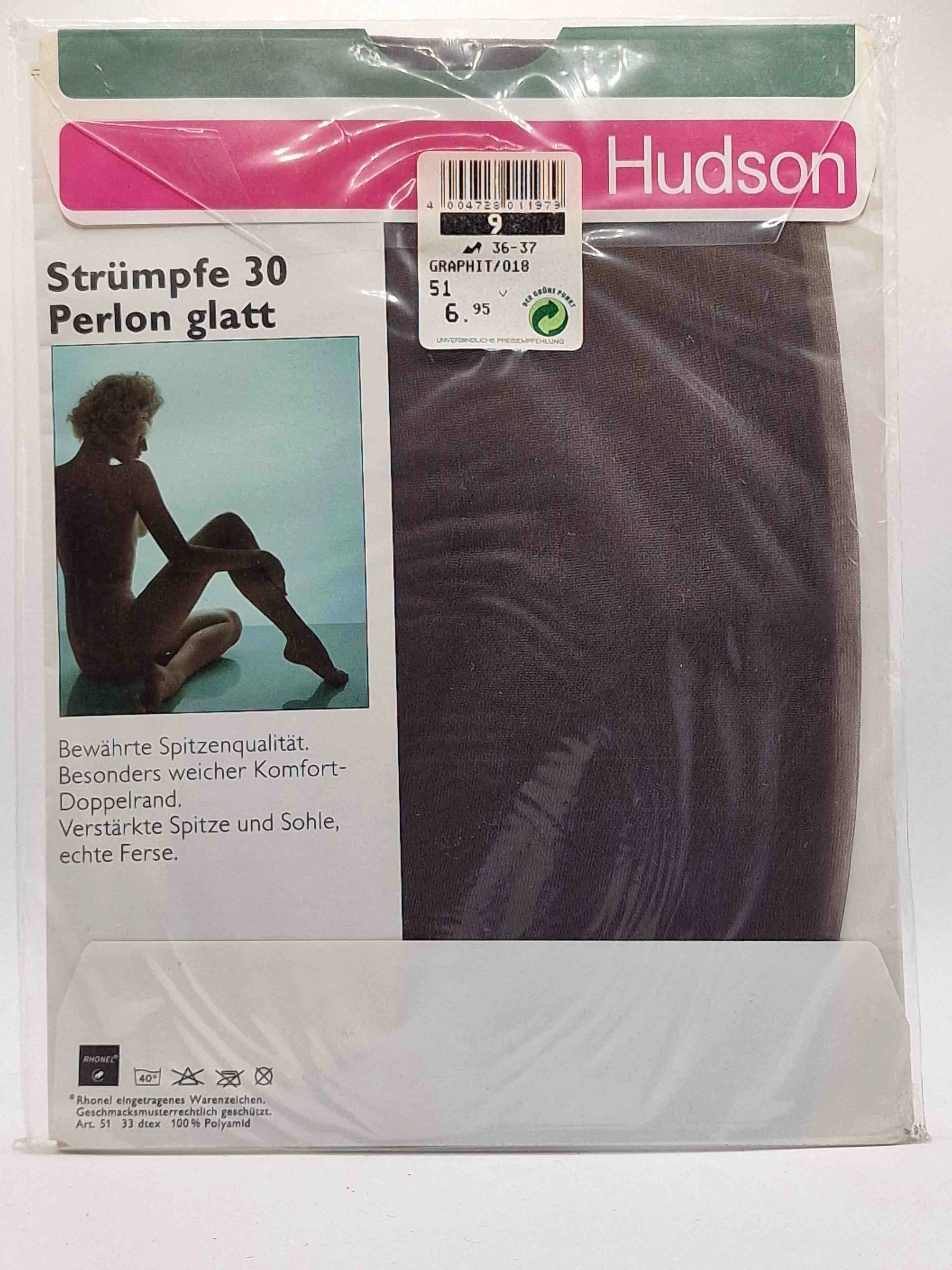 hudson-strümpfe-perlon-glatt-30-graphit