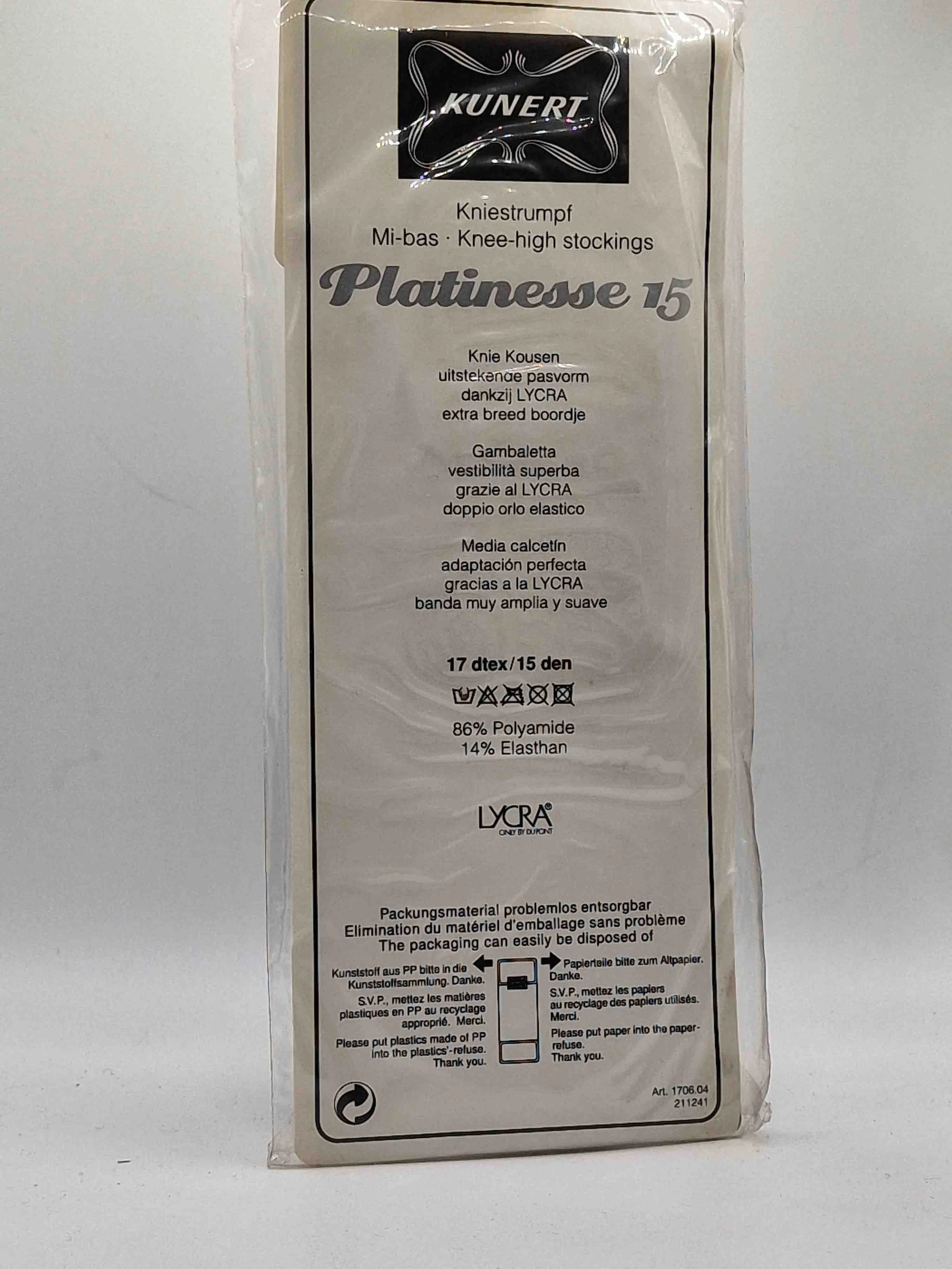 kunert-platinesse-15den-kniestrumpf-auster-beschreibung