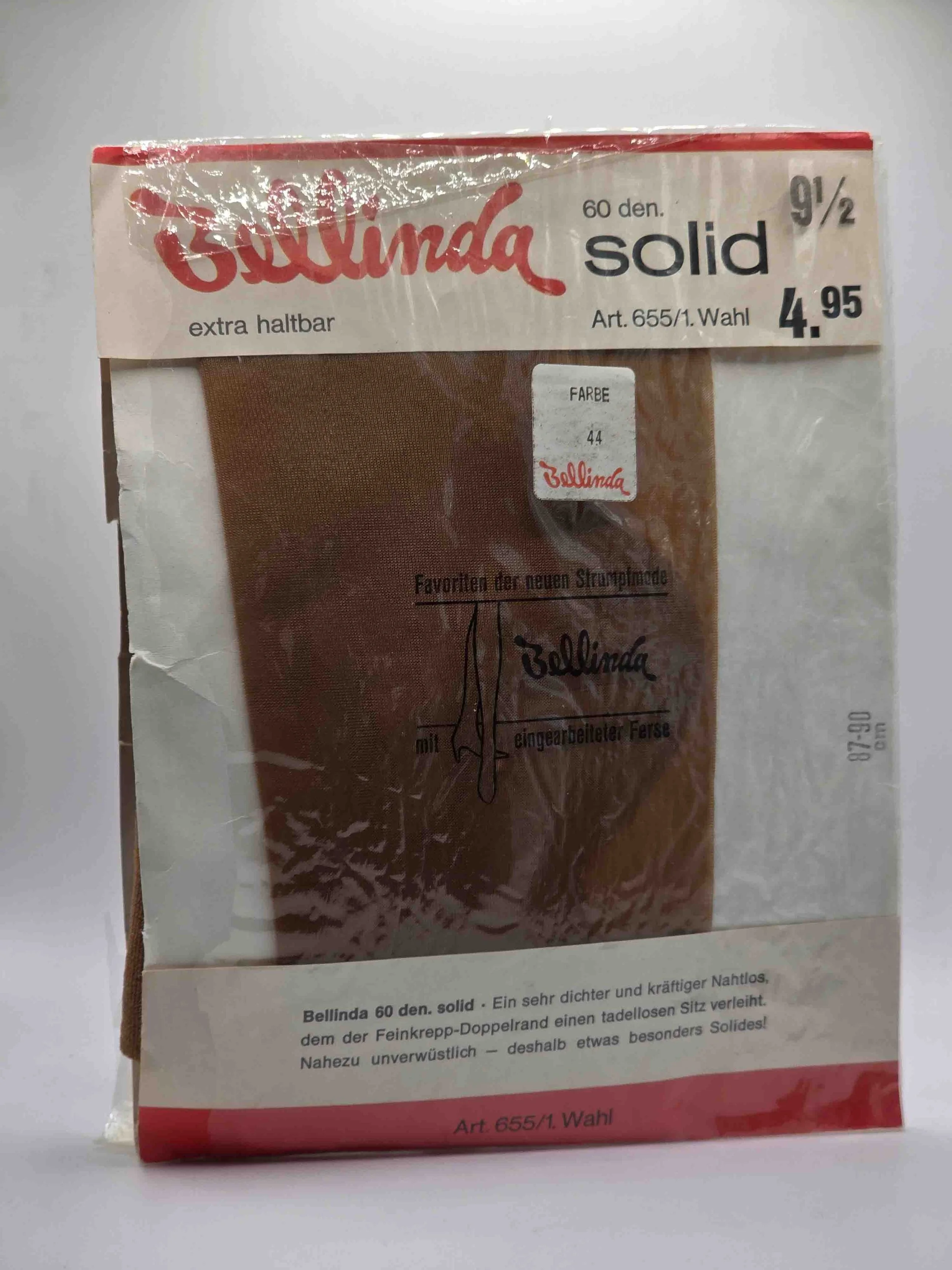 Bellinda Solid Strumpf 60 den Farbe 44
