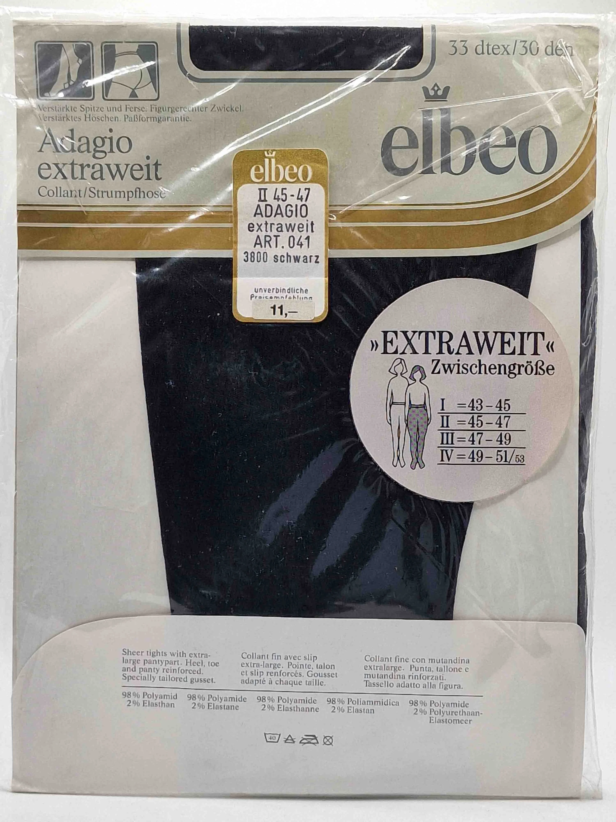Elbeo_Adagio_Feinstrumpfhose_vintage_30den_extraweit_schwarz