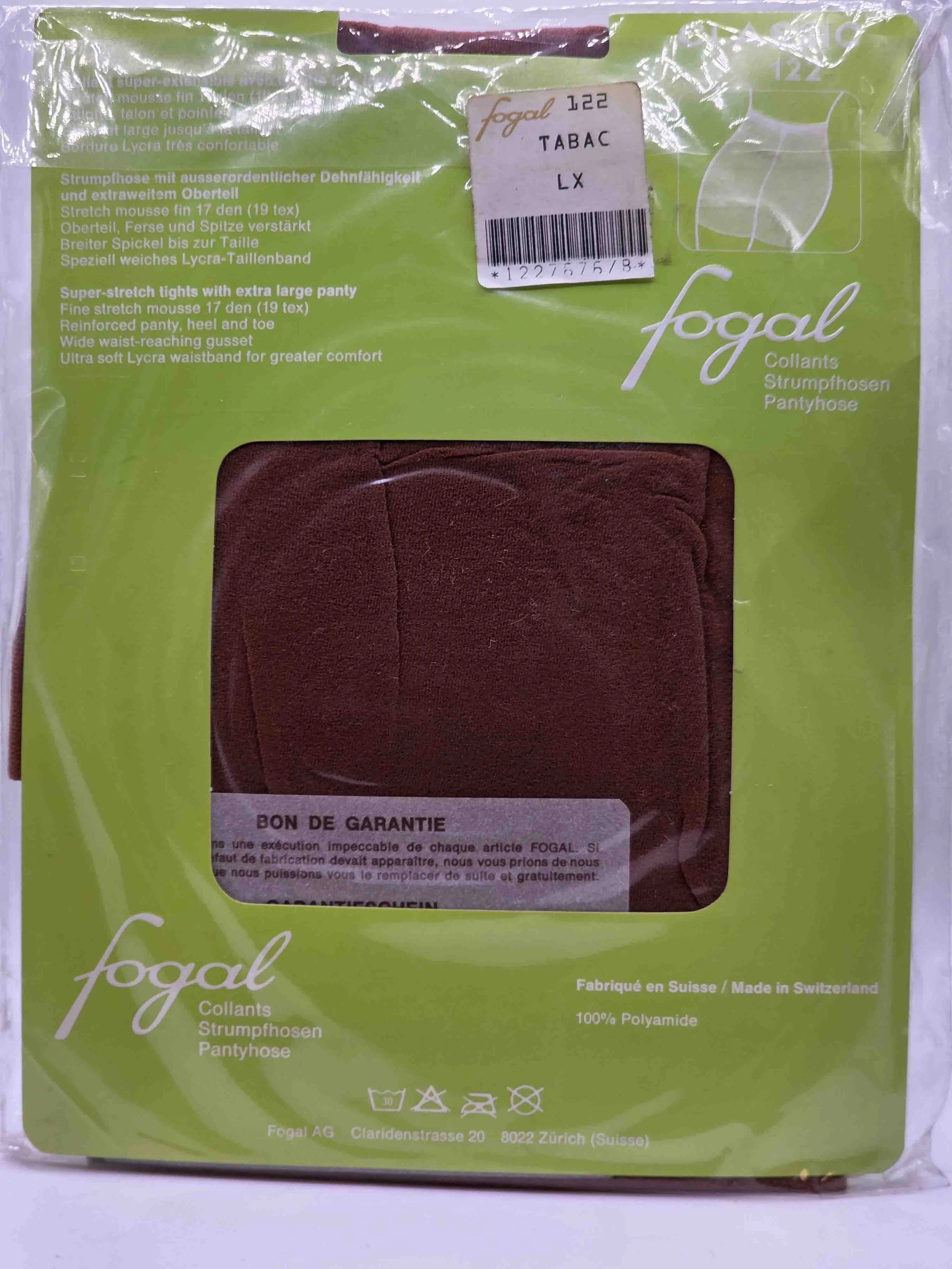 fogal-classic122-feinstrumpfhose-17den-tabac