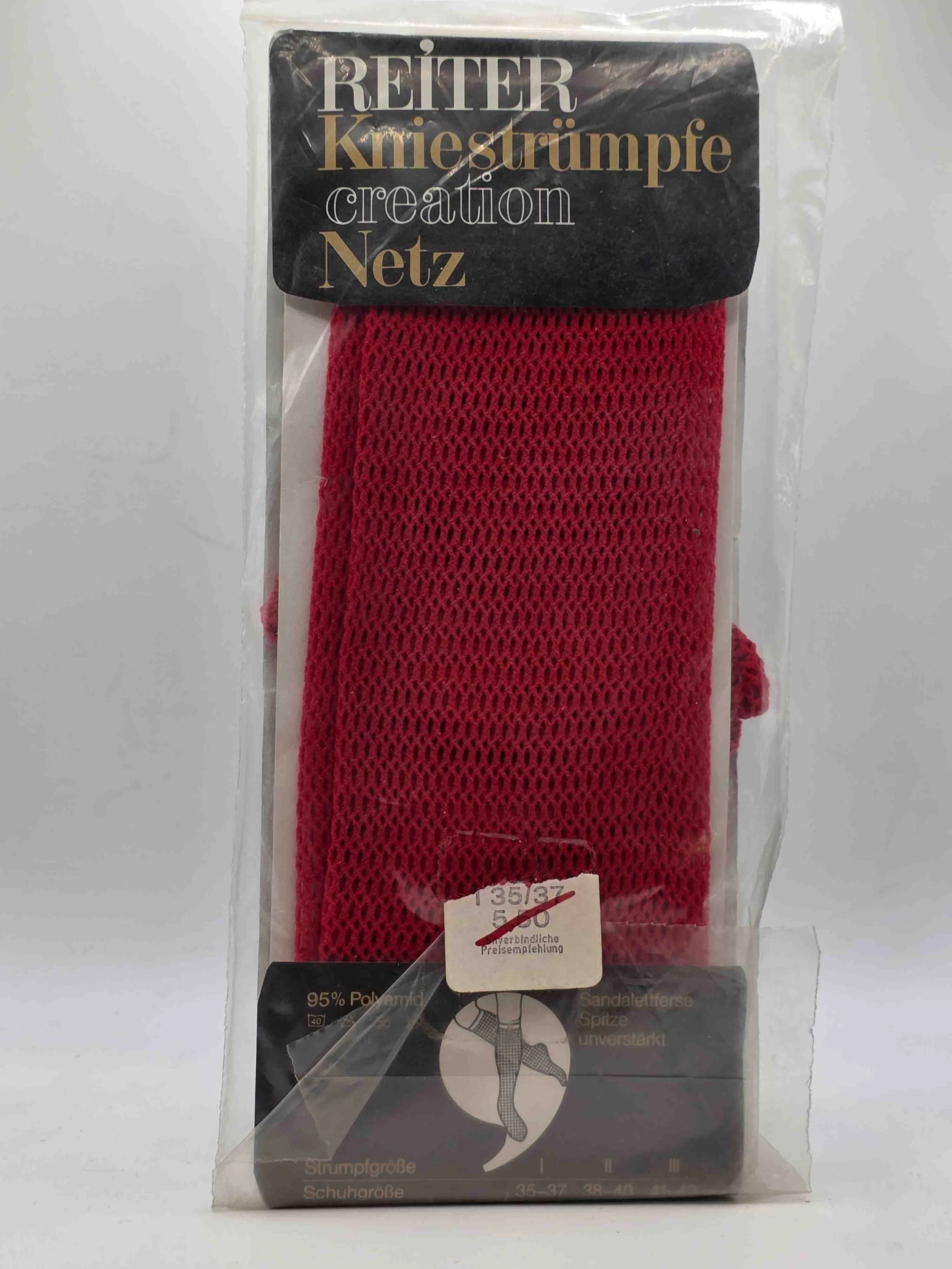 reiter-kniestrümpfe-netz-rot