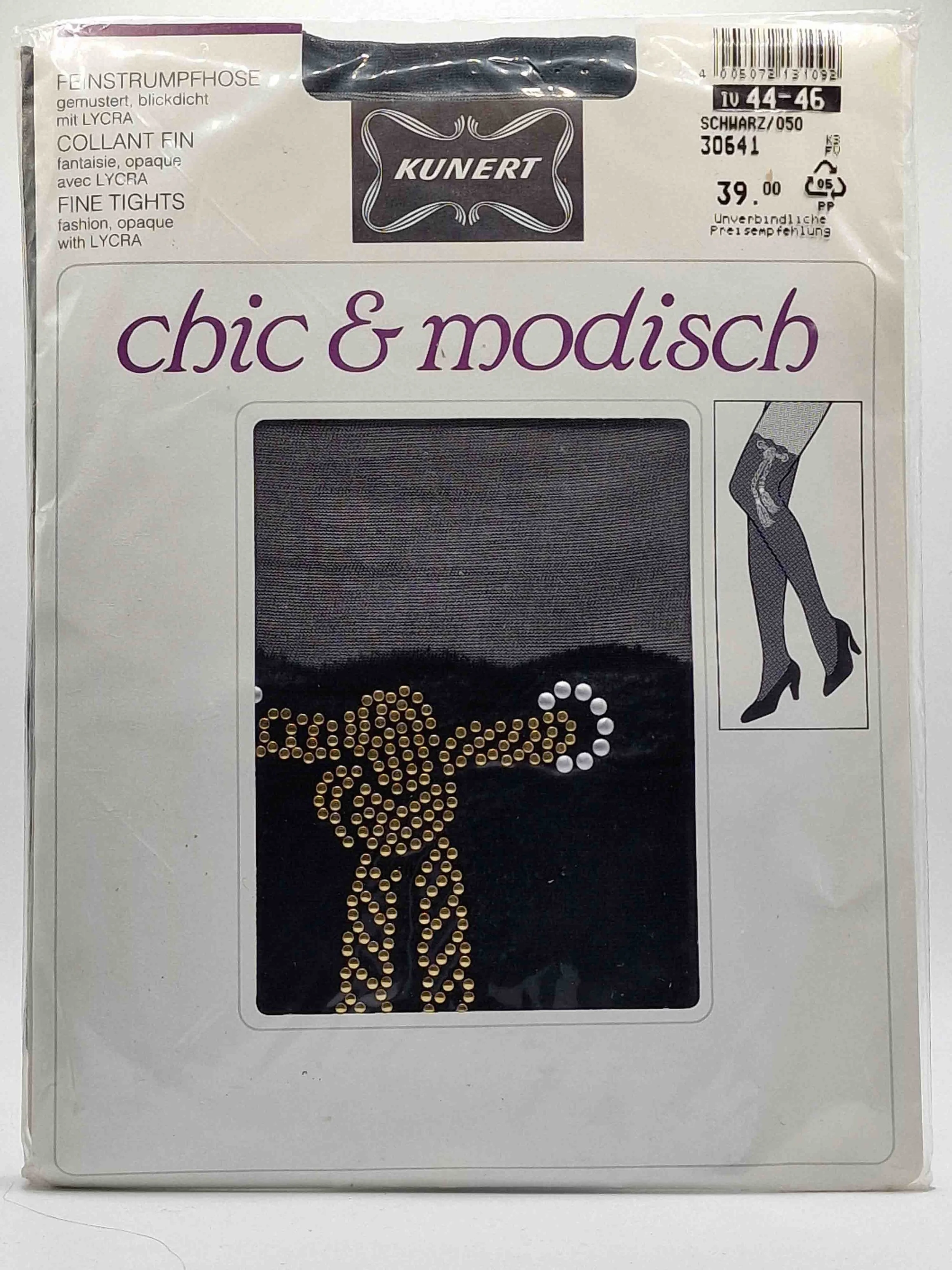 kunert-strumpfhose-chic-modisch-schwarz-kordel