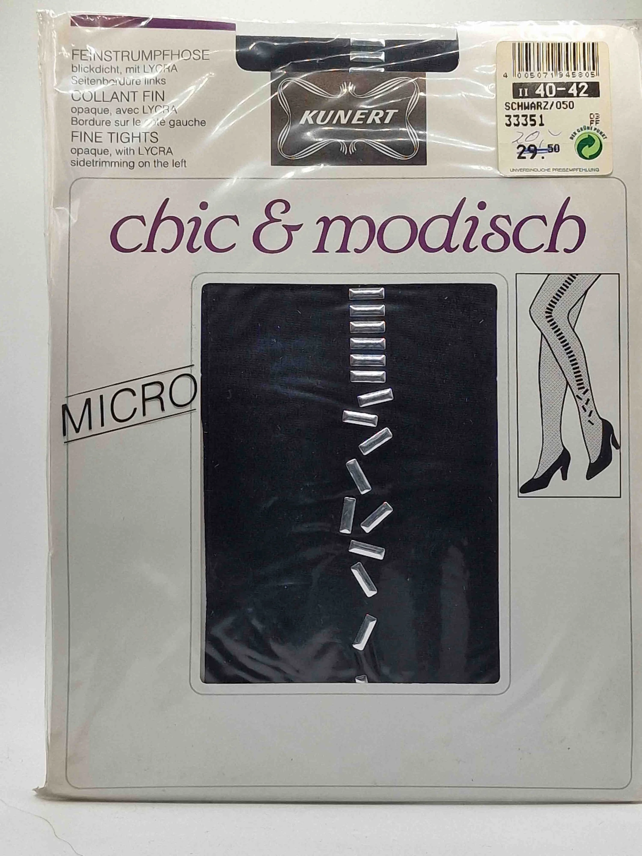 kunert-strumpfhose-chic-modisch-schwarz-seitenbordüre