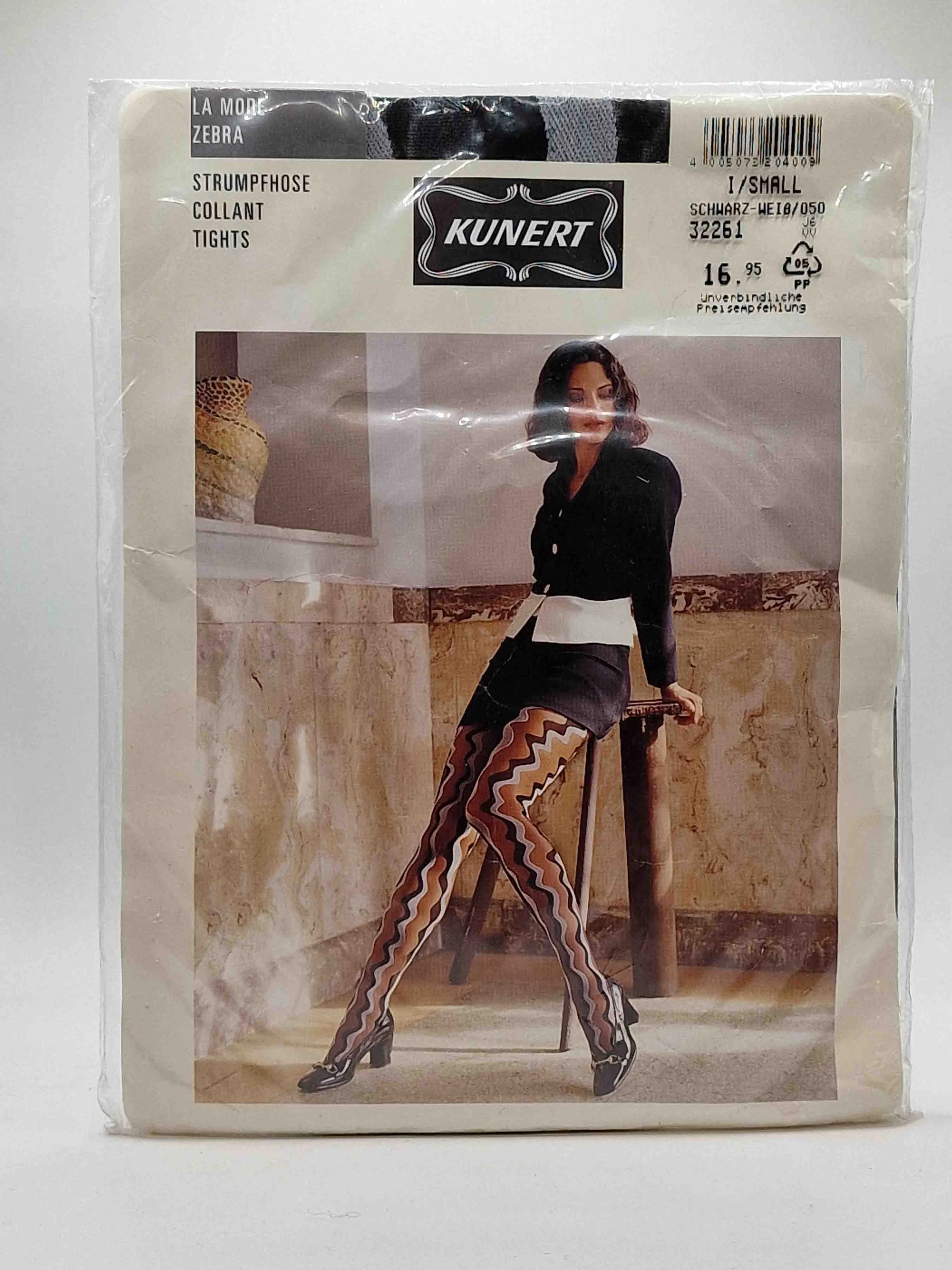kunert-la-mode-gemustert-strumpfhose-schwarz-grau-zebra