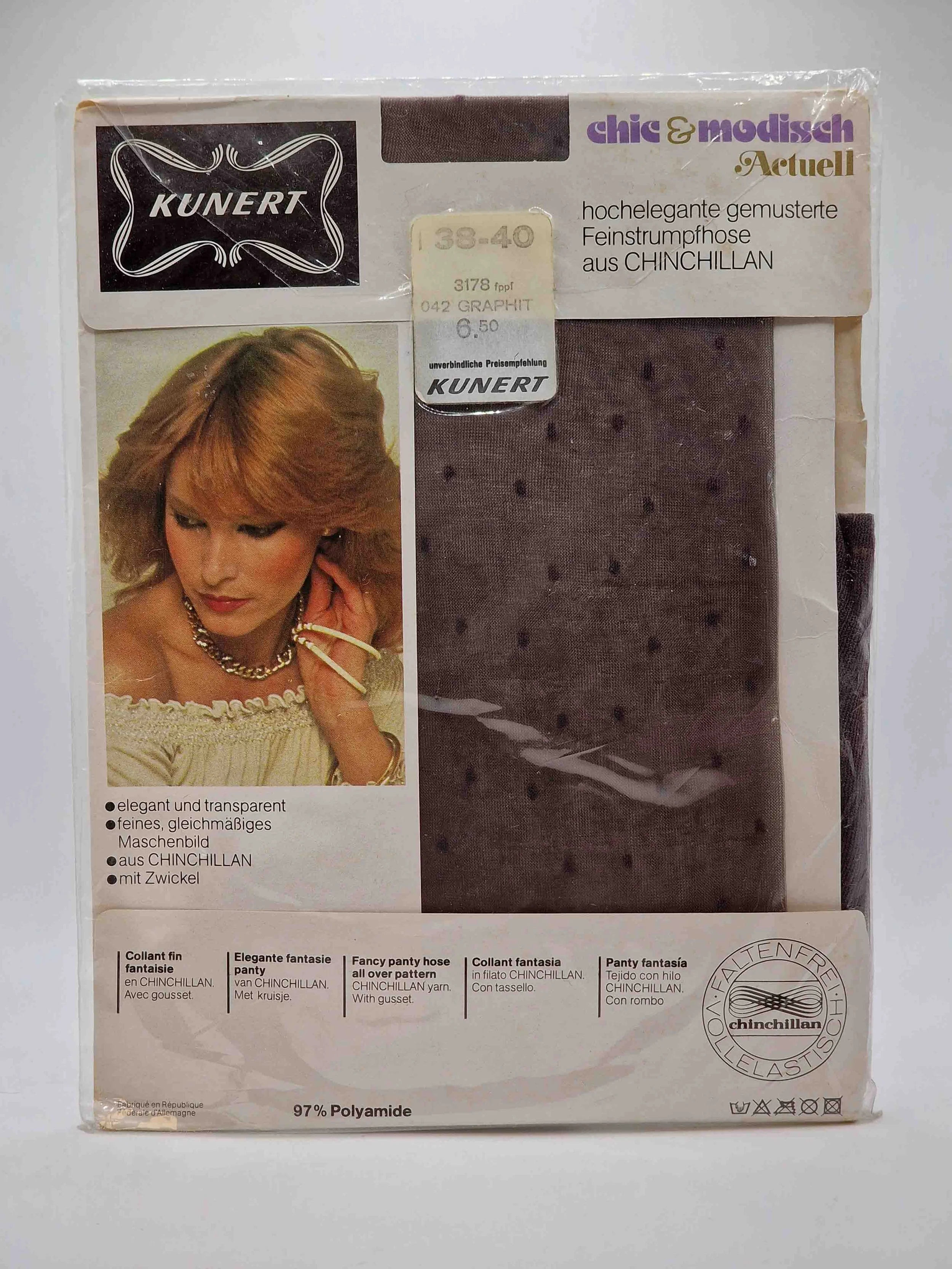 kunert-chic-modisch-gemustert-feinstrumpfhose-graphit