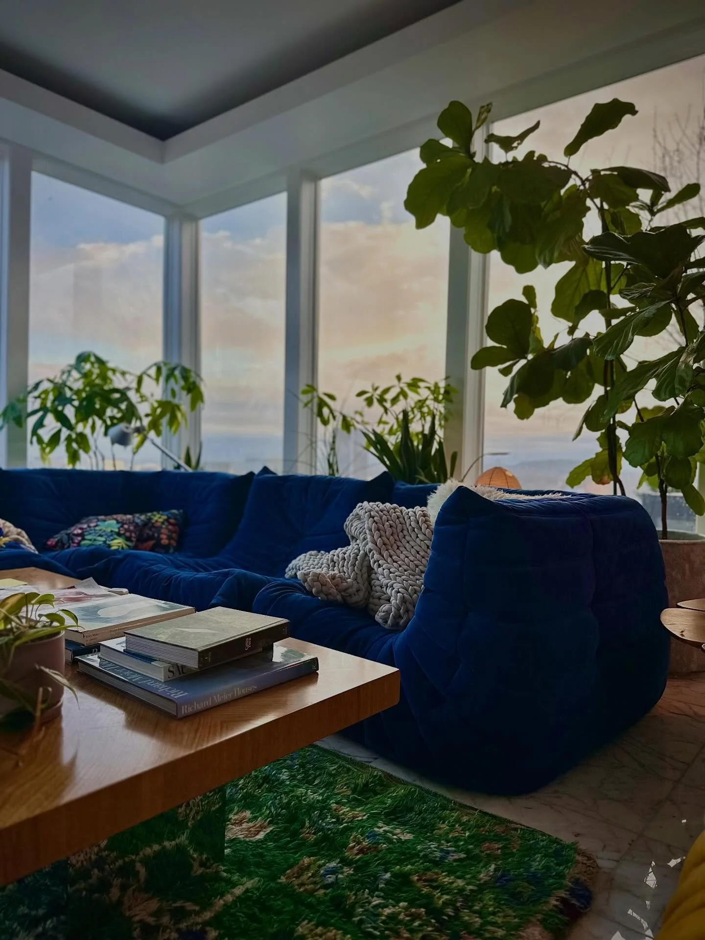 ☀️ in the darkness 
Color and greenery make spaces feel alive even in winter.

#lignerosettogo #togosofa #milobaughman