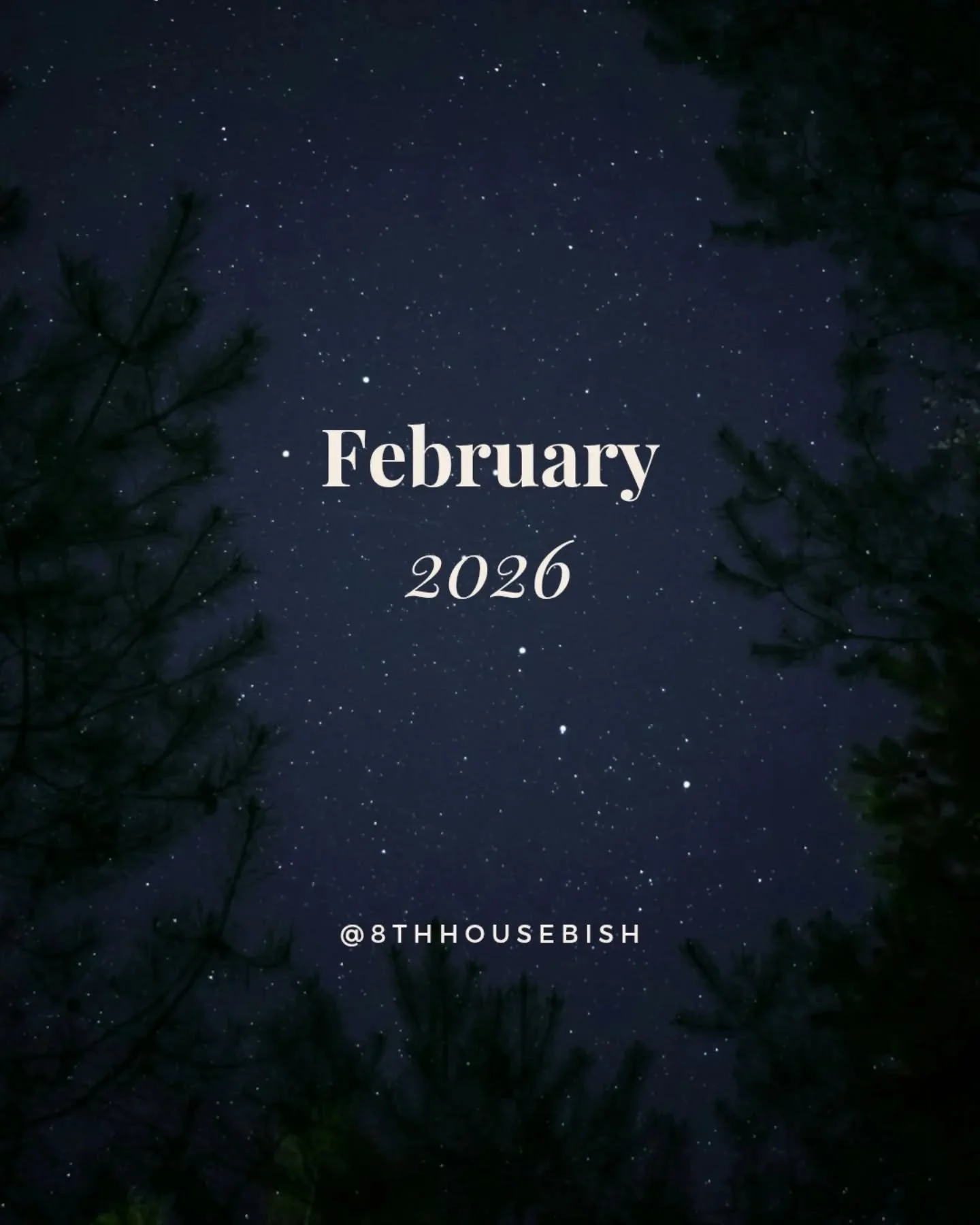 The second half of February really be looking wild 😅