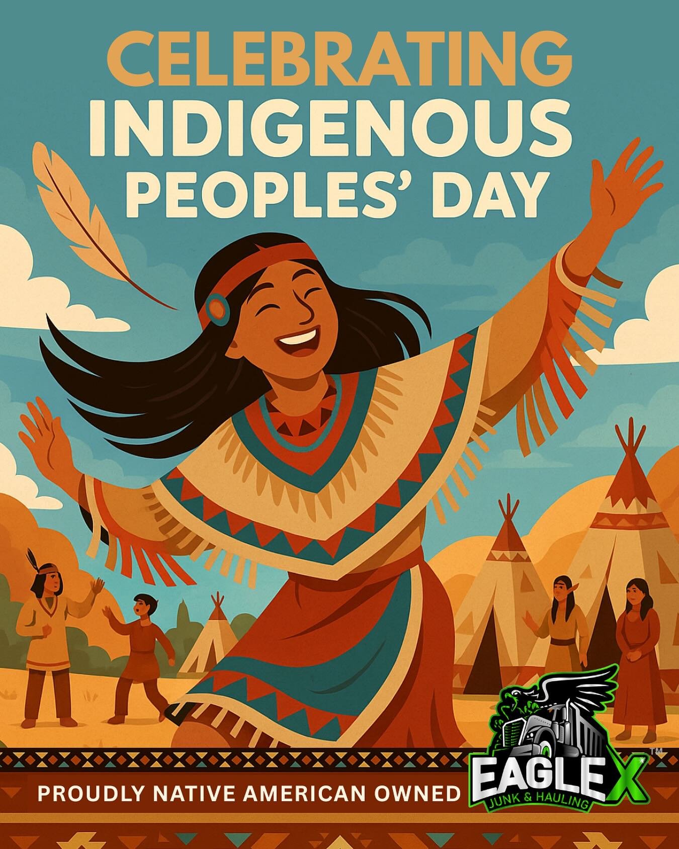 Today holds a special meaning for us as we celebrate the strength, heritage, and resilience of Indigenous peoples across the nation.

We stand proud as a Native American owned business, honoring our roots while serving our community every day. 

Happ