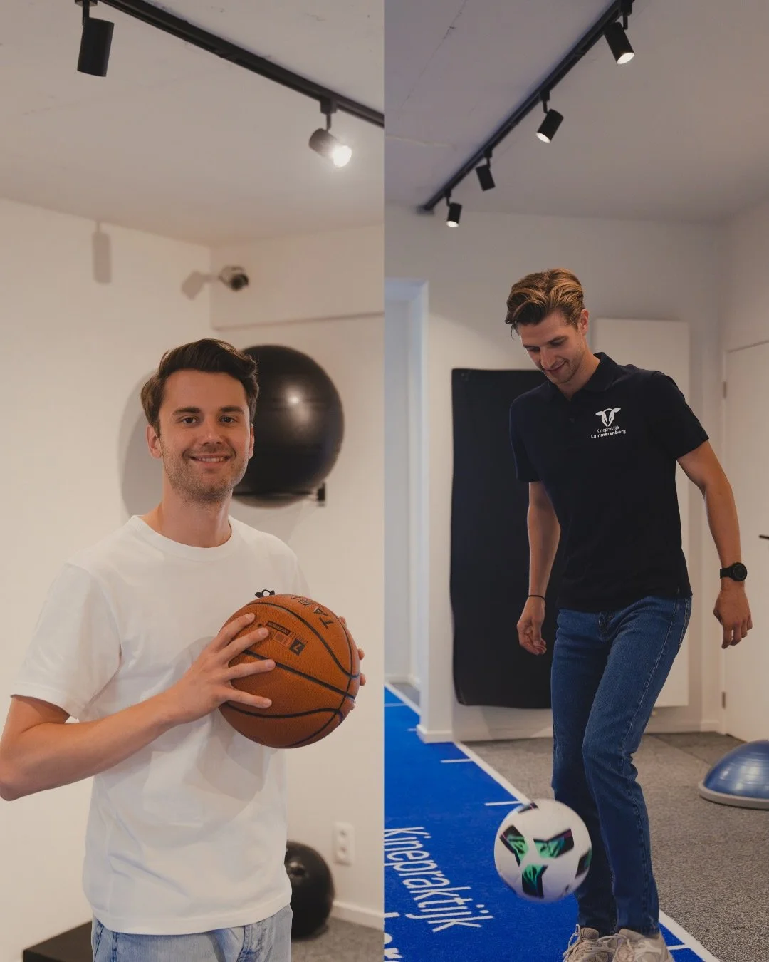 Van het veld naar de praktijk 🏀⚽️

Bij Kinepraktijk Lammerenberg hebben we niet alleen kennis van sport, we hebben er zelf ook jarenlang middenin gestaan.

Bjorn speelde 20 jaar basketbal, maar ruilde het terrein ondertussen in voor de lange afstand