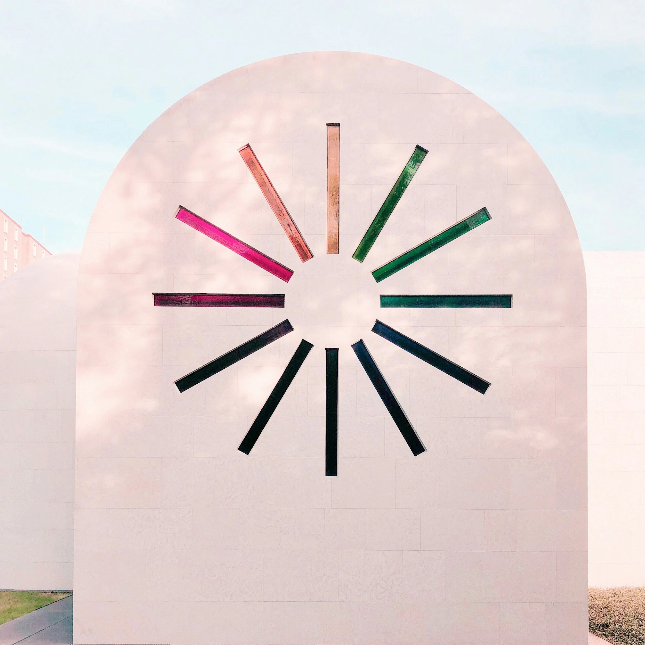 Austin by renowned American artist Ellsworth Kelly at the Blanton in Austin, TX