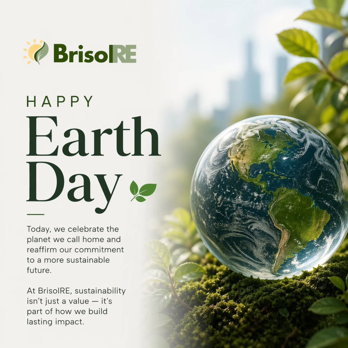 🌍🍃🌳HAPPY EARTH DAY 2026! 🌍🍃🌳 

#EarthDay #Sustainability #CleanEnergy #RenewableEnergy