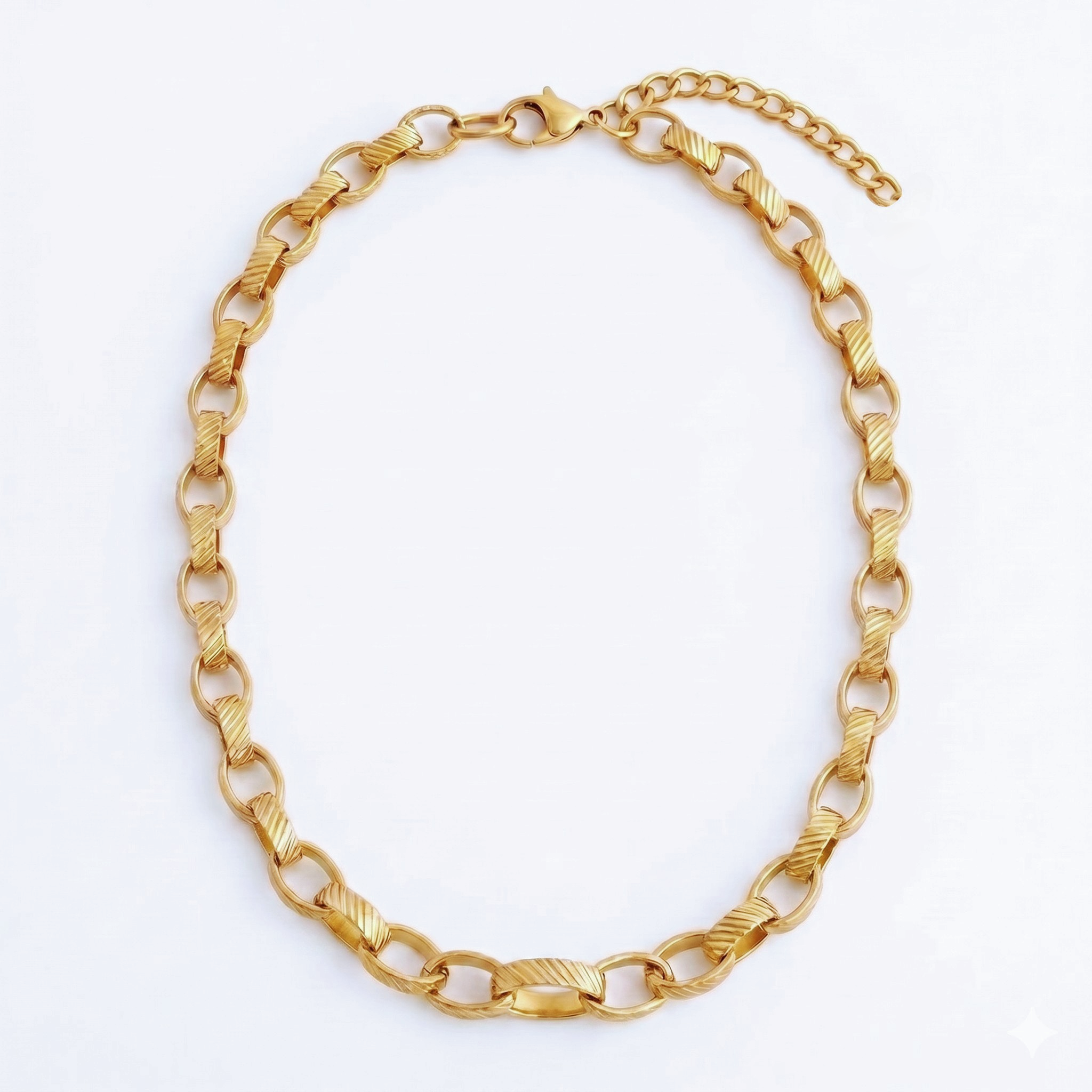 Chunky Oval Chain Necklace
