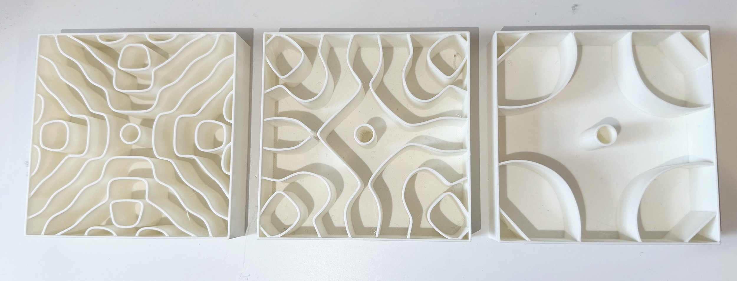 Concept Model. Material: PLA. Laster Cut