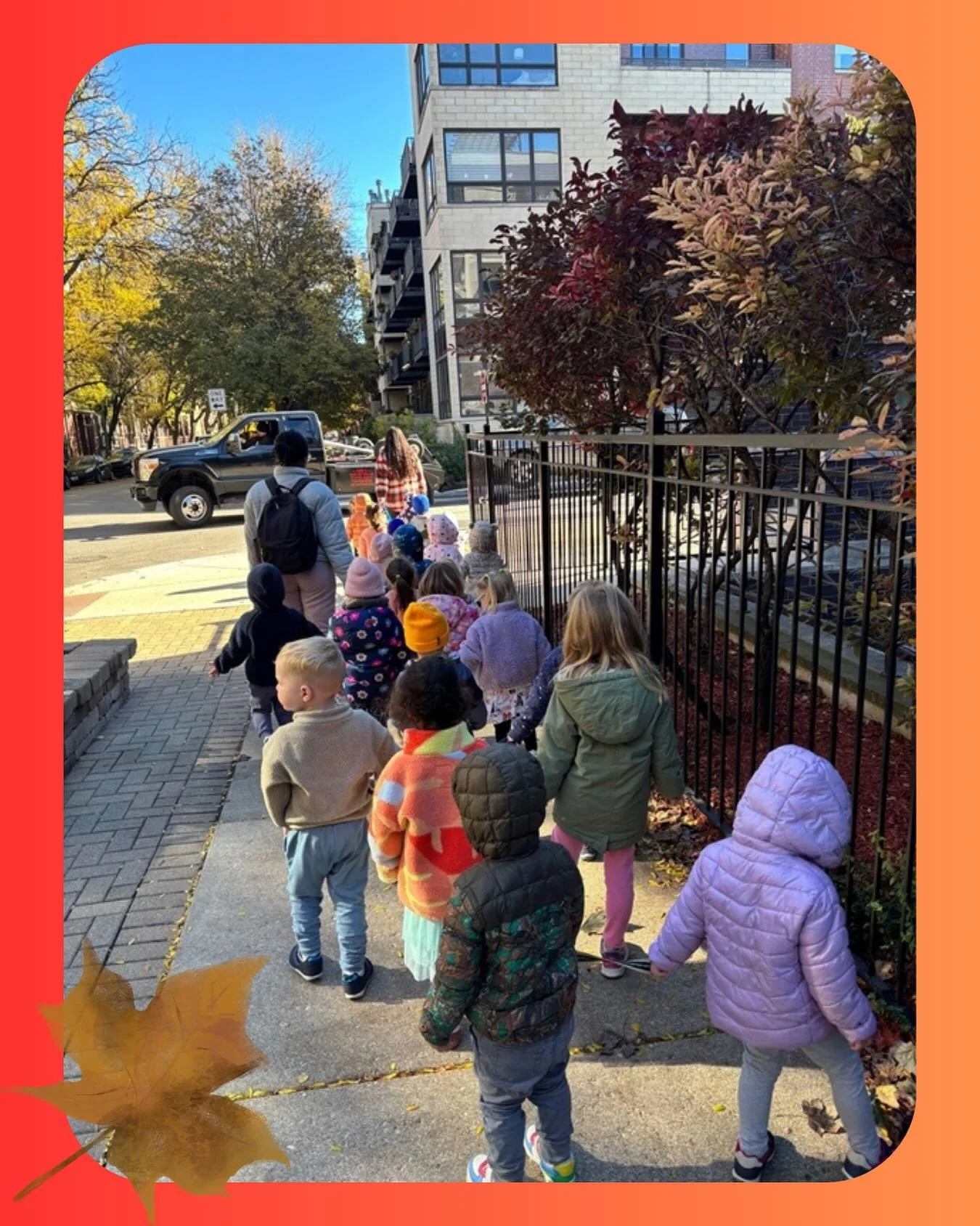 Enjoying the beautiful weather as the seasons change. We LOVE fall in Chicago 🍂🍁🍂🍁