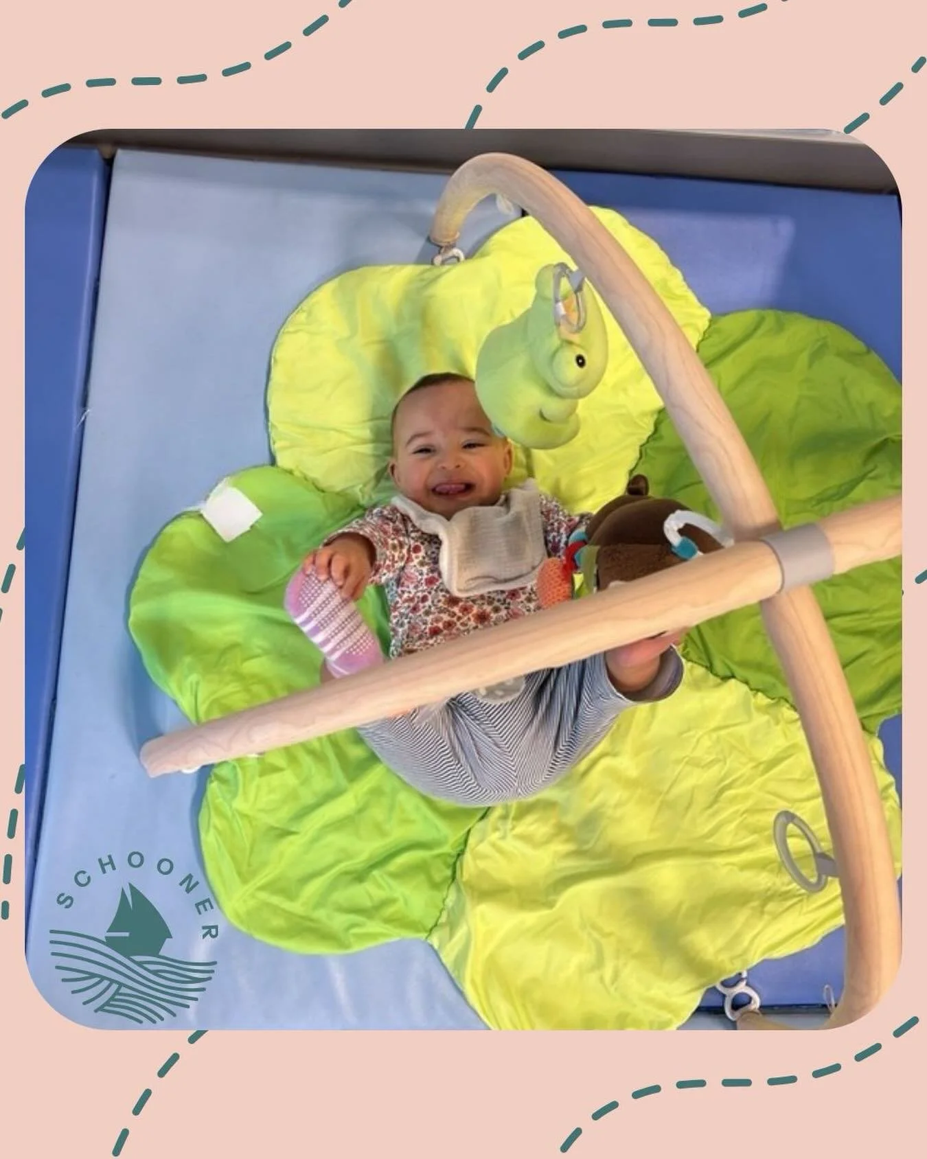 When babies begin grabbing their toes, it&rsquo;s a huge milestone! They are developing core strength, flexibility and body awareness 🤩