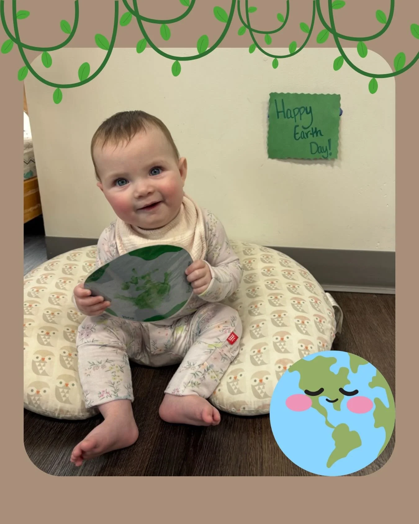 Happy Earth Day friends! Even our littlest learners celebrated today 🌎🌍🌏