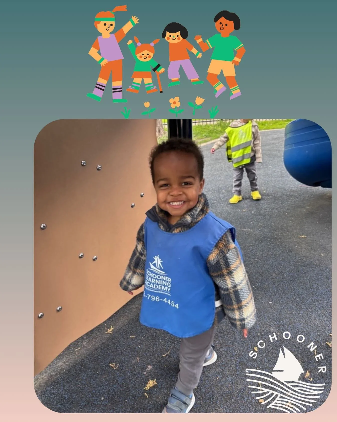 Outdoor play has multiple benefits! Not only does it help gross motor development but it improves sleep quality, promotes immune system development, and enhances cognitive functioning through sensory exploration ☀️💐 Our buddies love their outside ti