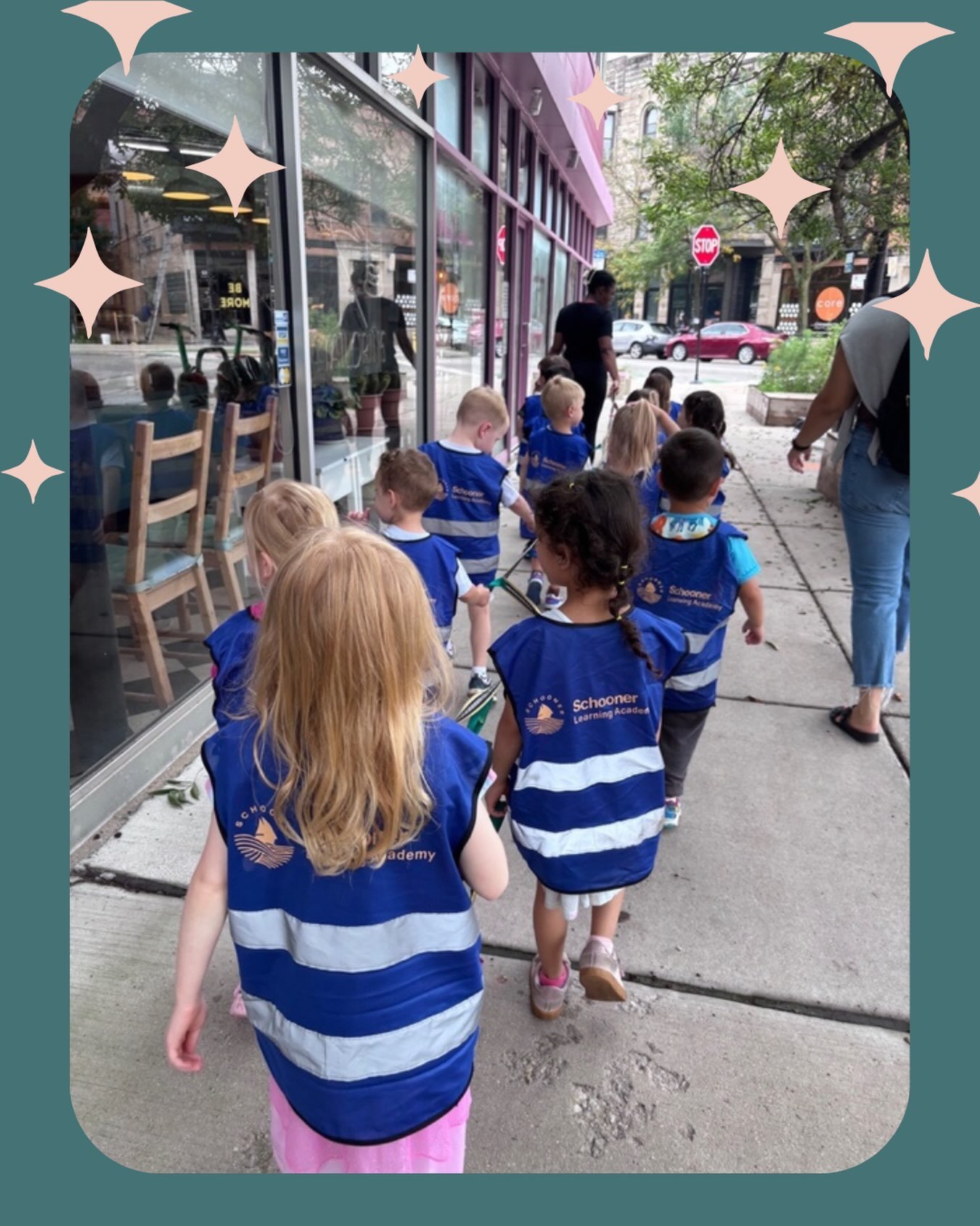 Last week our buddies had a great time exploring Ehrler Park! On the walk back they got to peep @friendsandneighbors_chi! Not only are we excited to welcome a new business to the neighborhood but we are so proud of our Schooner mama for opening it! K