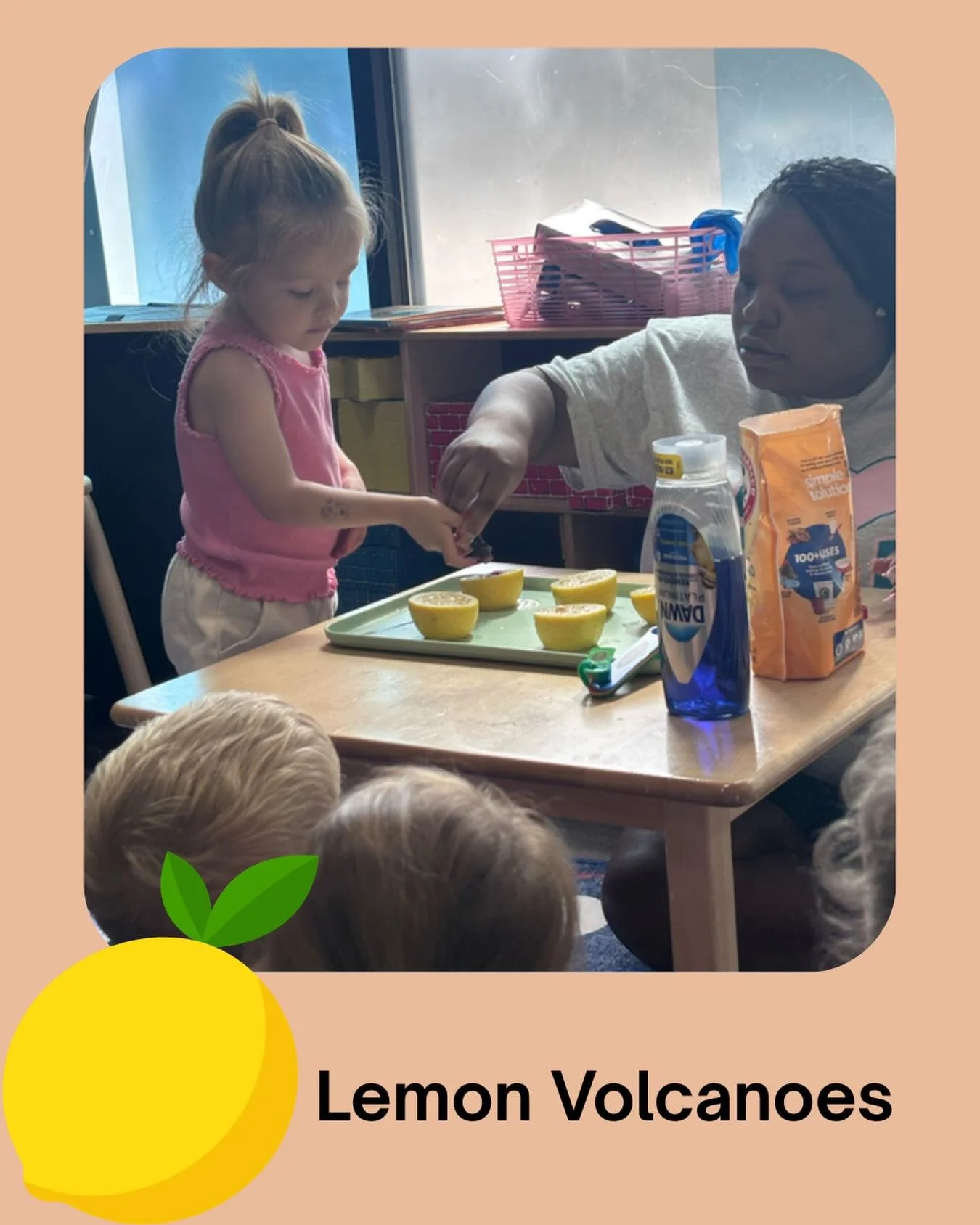 We&rsquo;ve been beating the heat with some extra fun experiments! Our buddies had fun creating rainbow lemon volcanoes 🌈🍋🌋