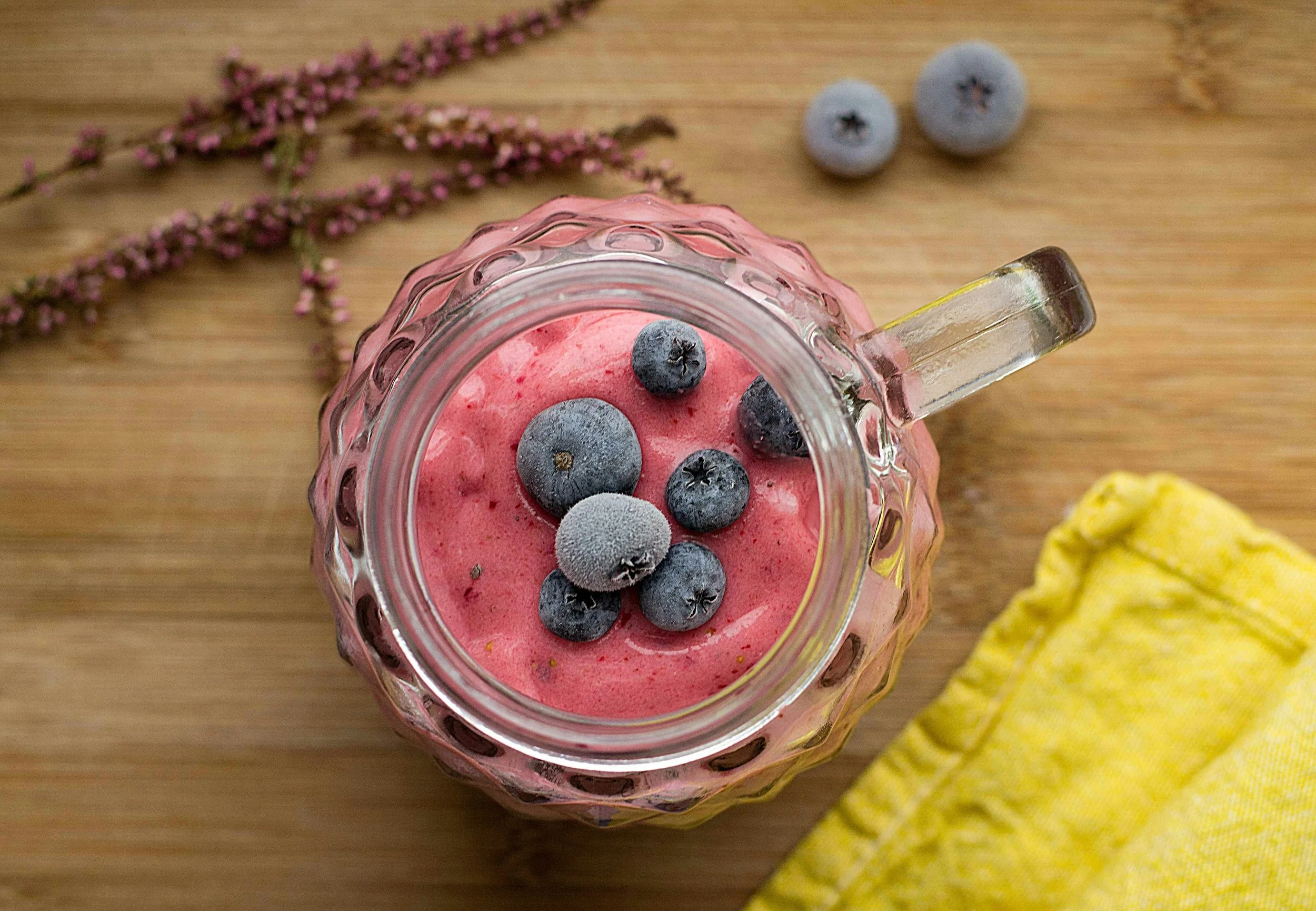 Berry-Flax Protein Smoothie