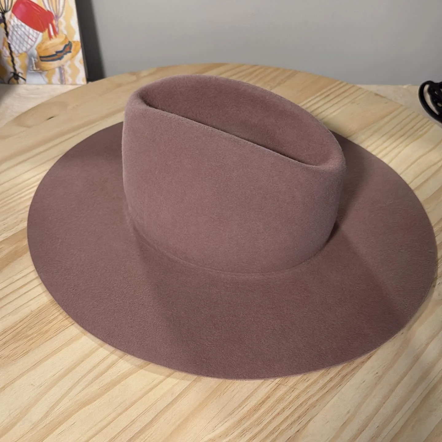 Blank canvas!  Noodling on something fun for this hat!! ✨ 👒