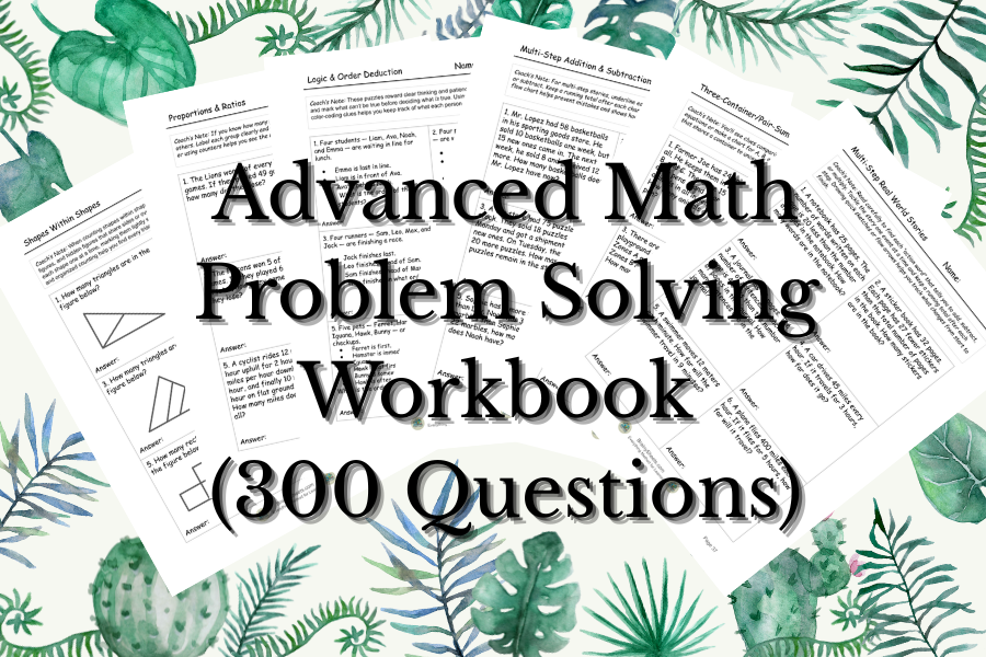 Advanced Math Problem Solving Workbook