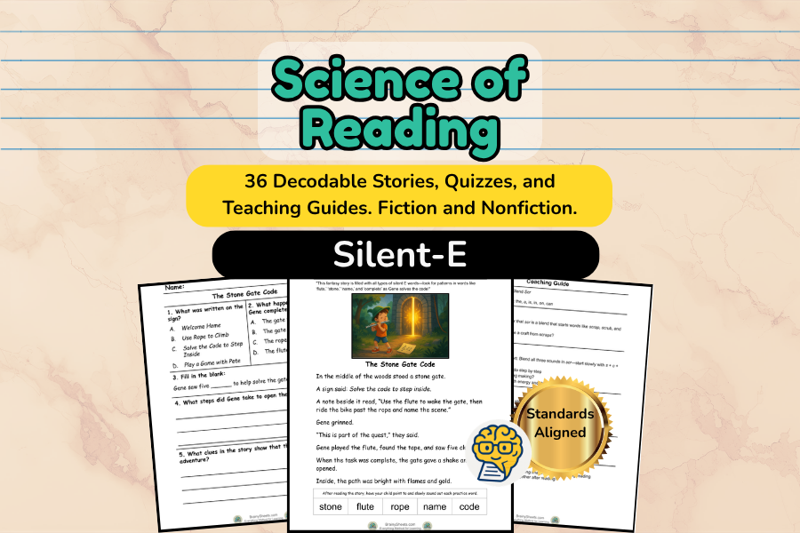 The Silent e Set - 36 Stories