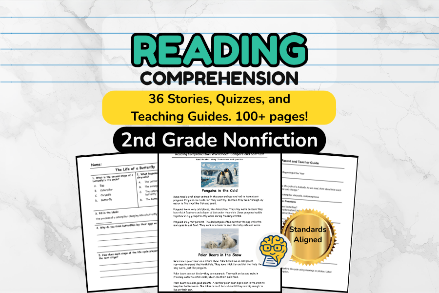 2nd Grade Nonfiction Set - 36 Stories