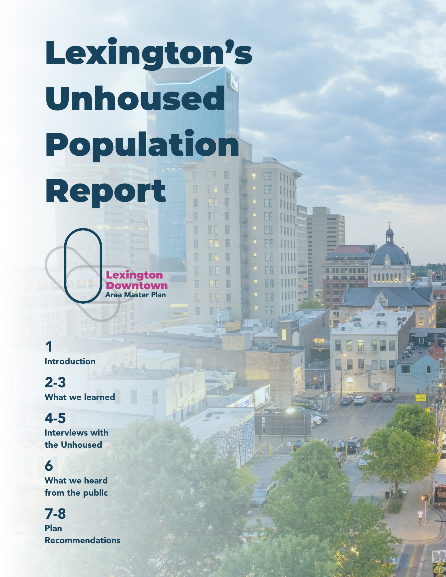 Lexington’s Unhoused Population Report